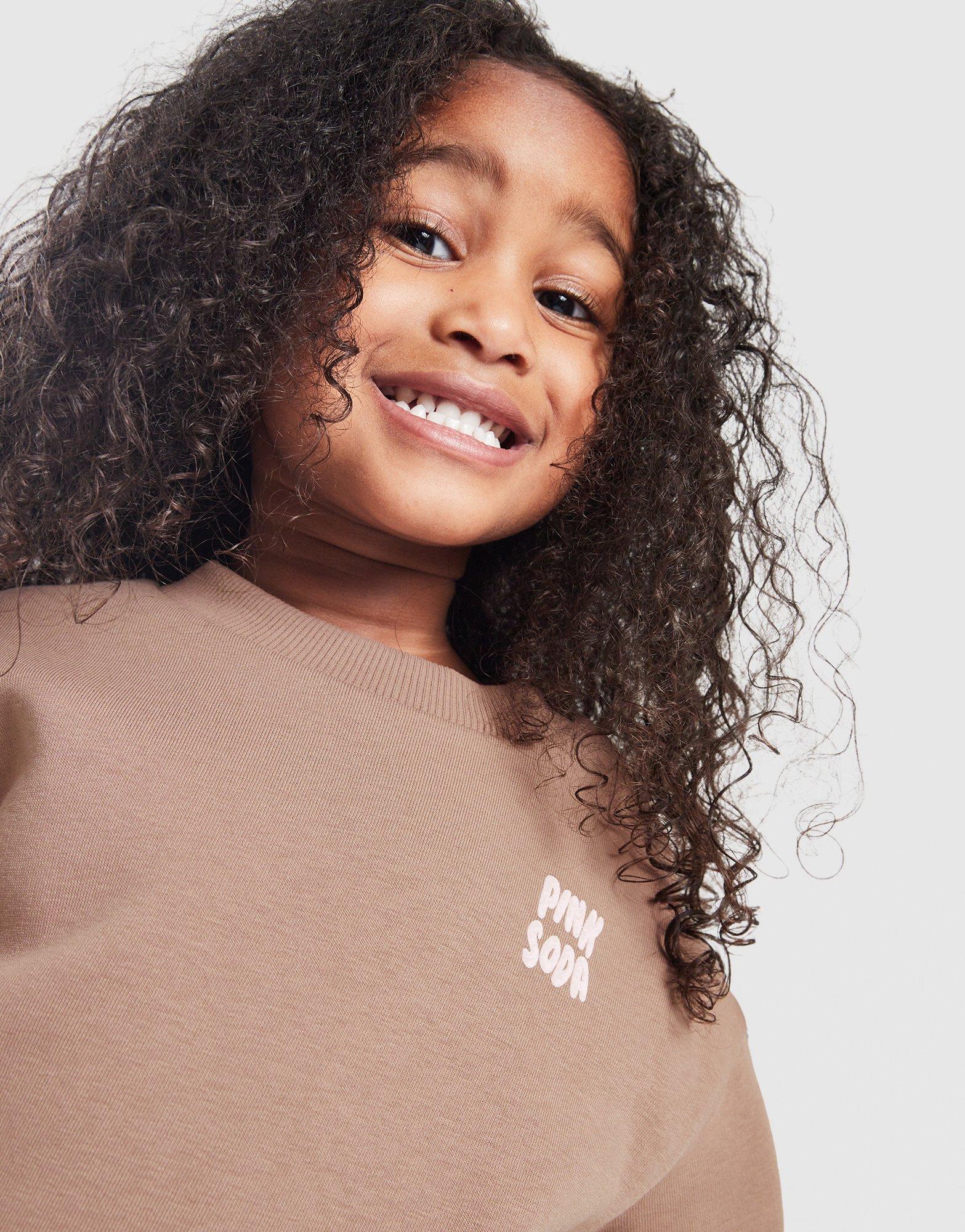 Pink Soda Sport Girls' Mix Crew Tracksuit Infant