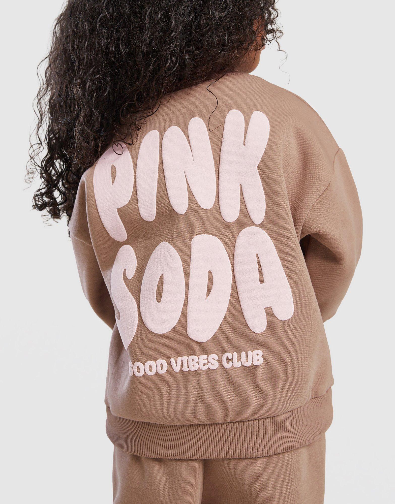 Pink Soda Sport Girls' Mix Crew Tracksuit Infant