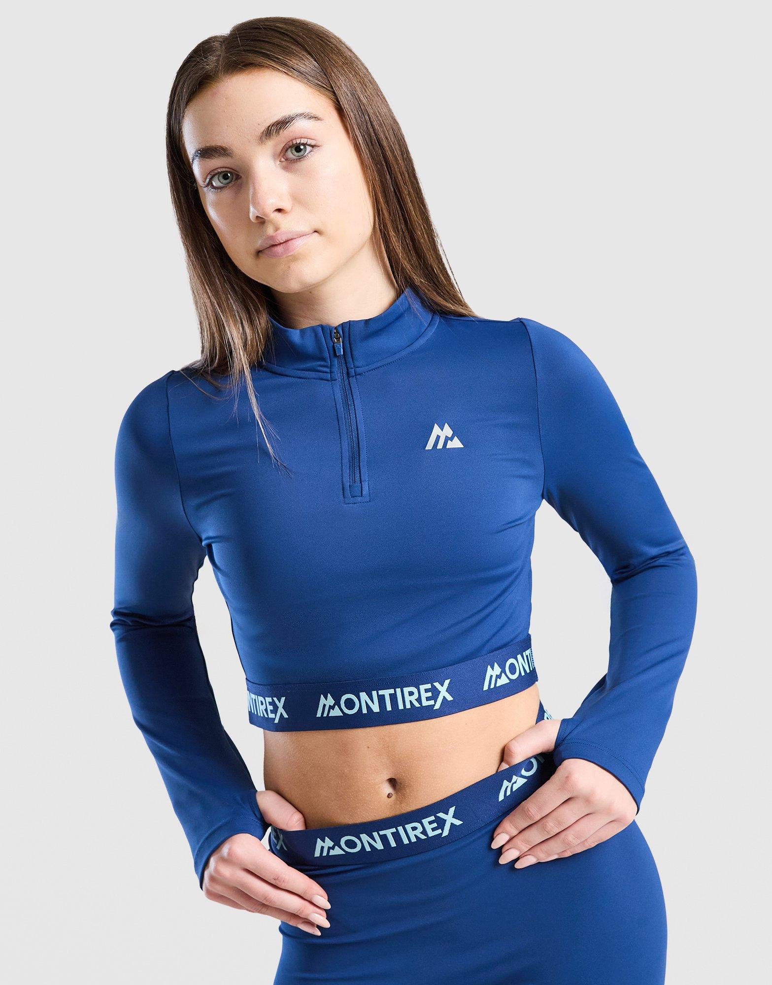 MONTIREX Girls' Icon 1/4 Zip Top Junior