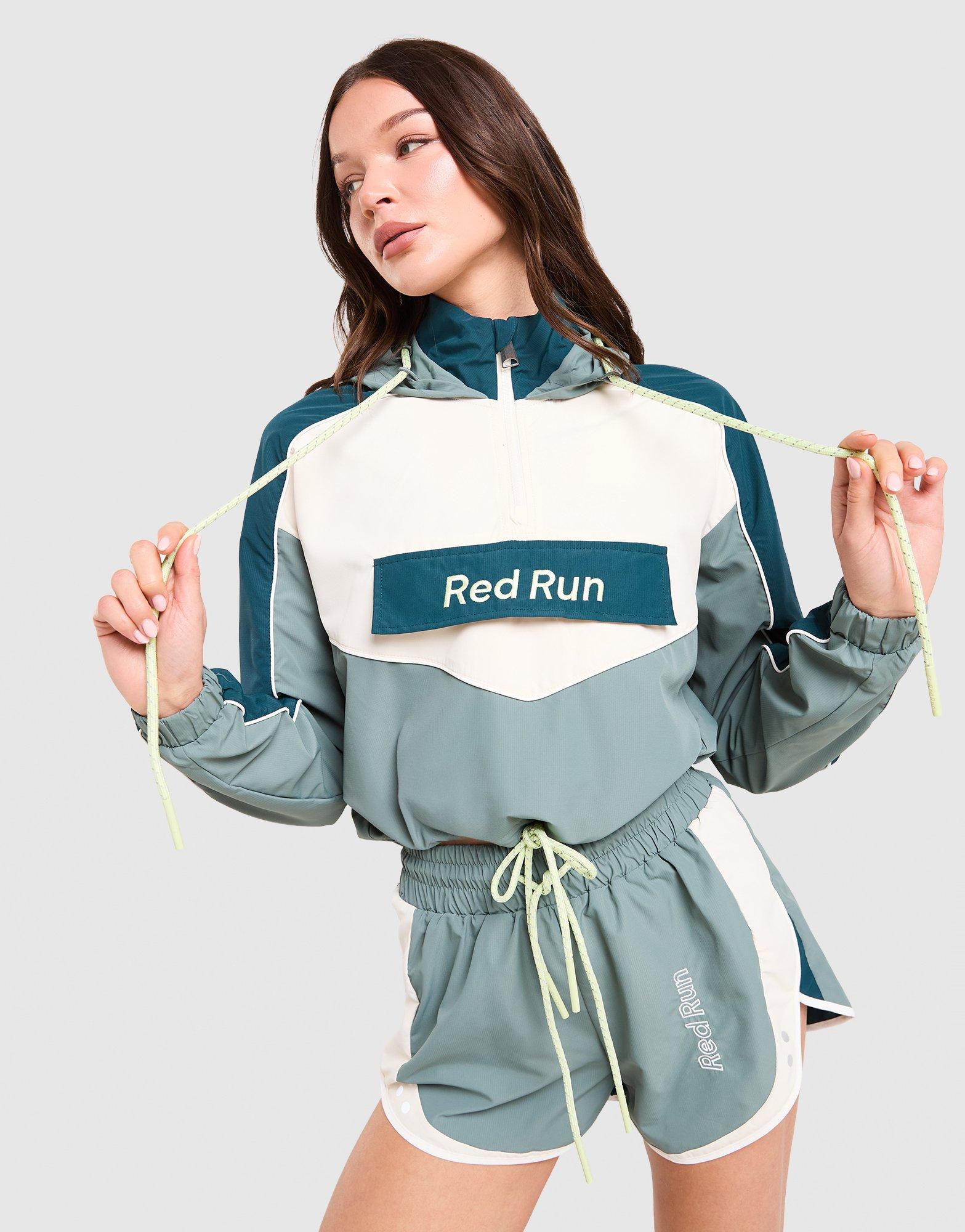 Red Run Activewear Skyline Cropped Windbreaker