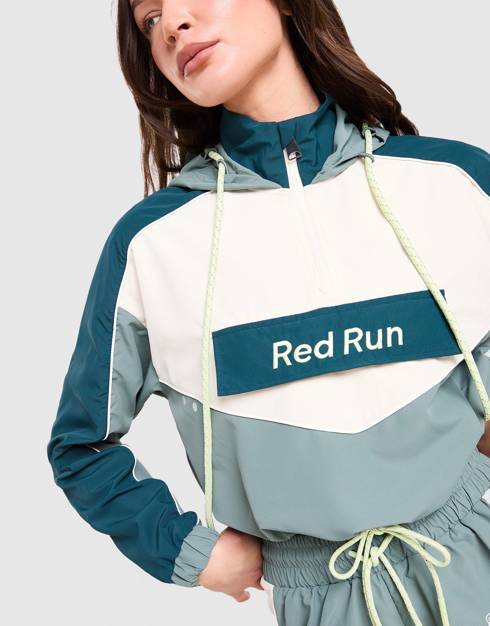 Red Run Activewear Skyline Cropped Windbreaker