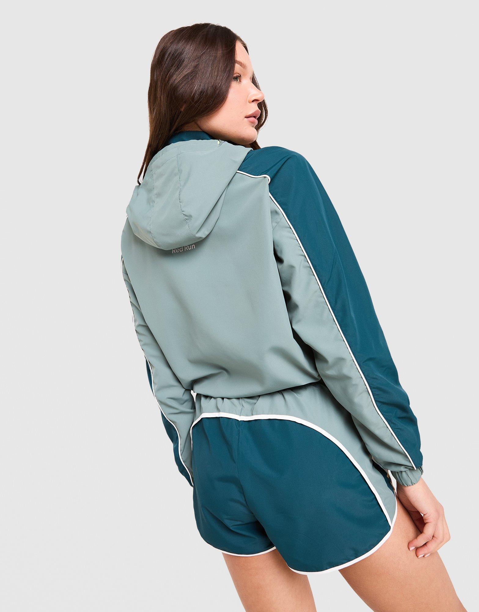 Red Run Activewear Skyline Cropped Windbreaker