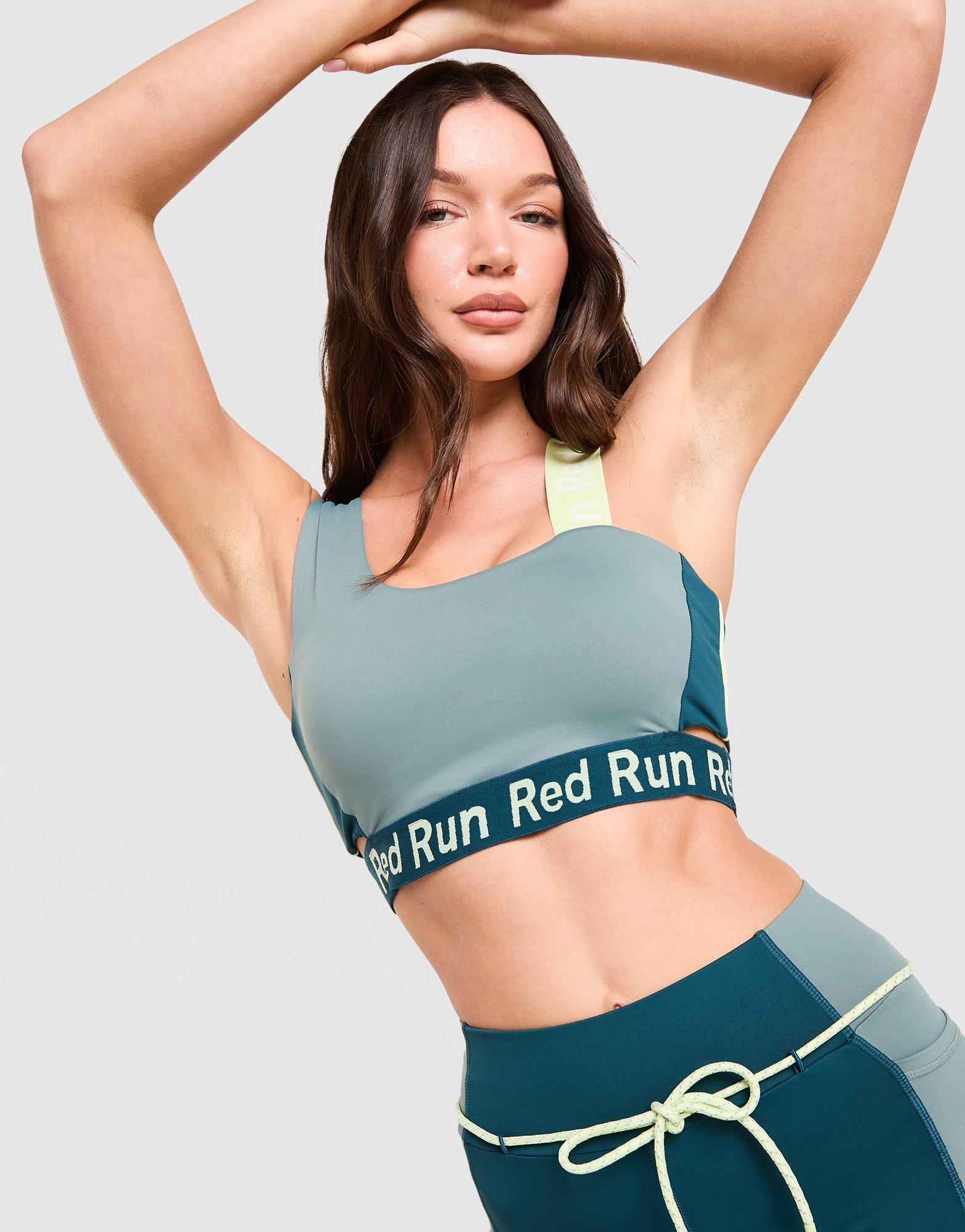 Red Run Activewear Skyline Colour Block Bra