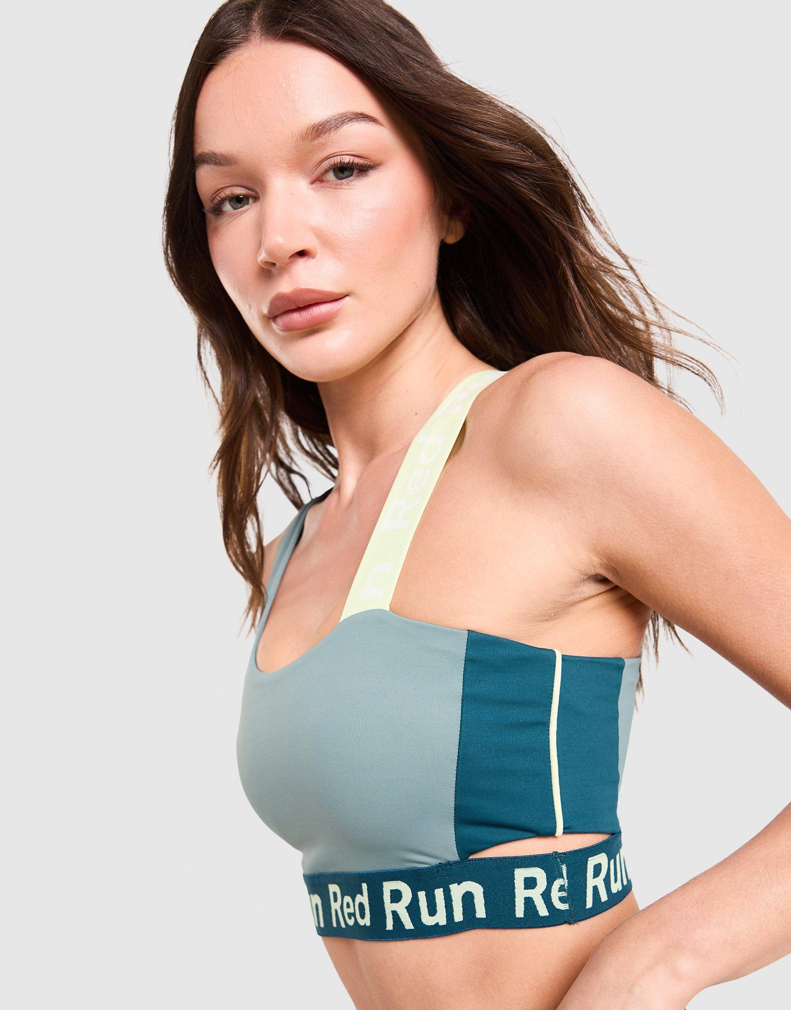 Red Run Activewear Skyline Colour Block Bra