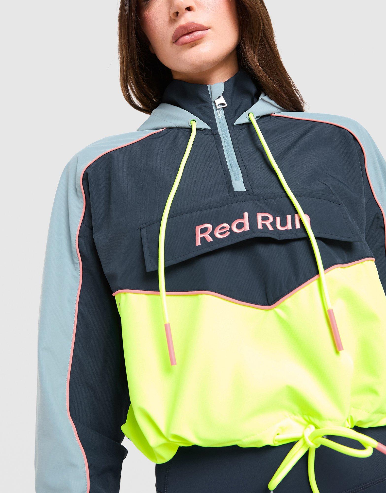 Red Run Activewear Azure Cropped Windbreaker