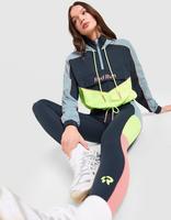 Red Run Activewear Azure Cropped Windbreaker