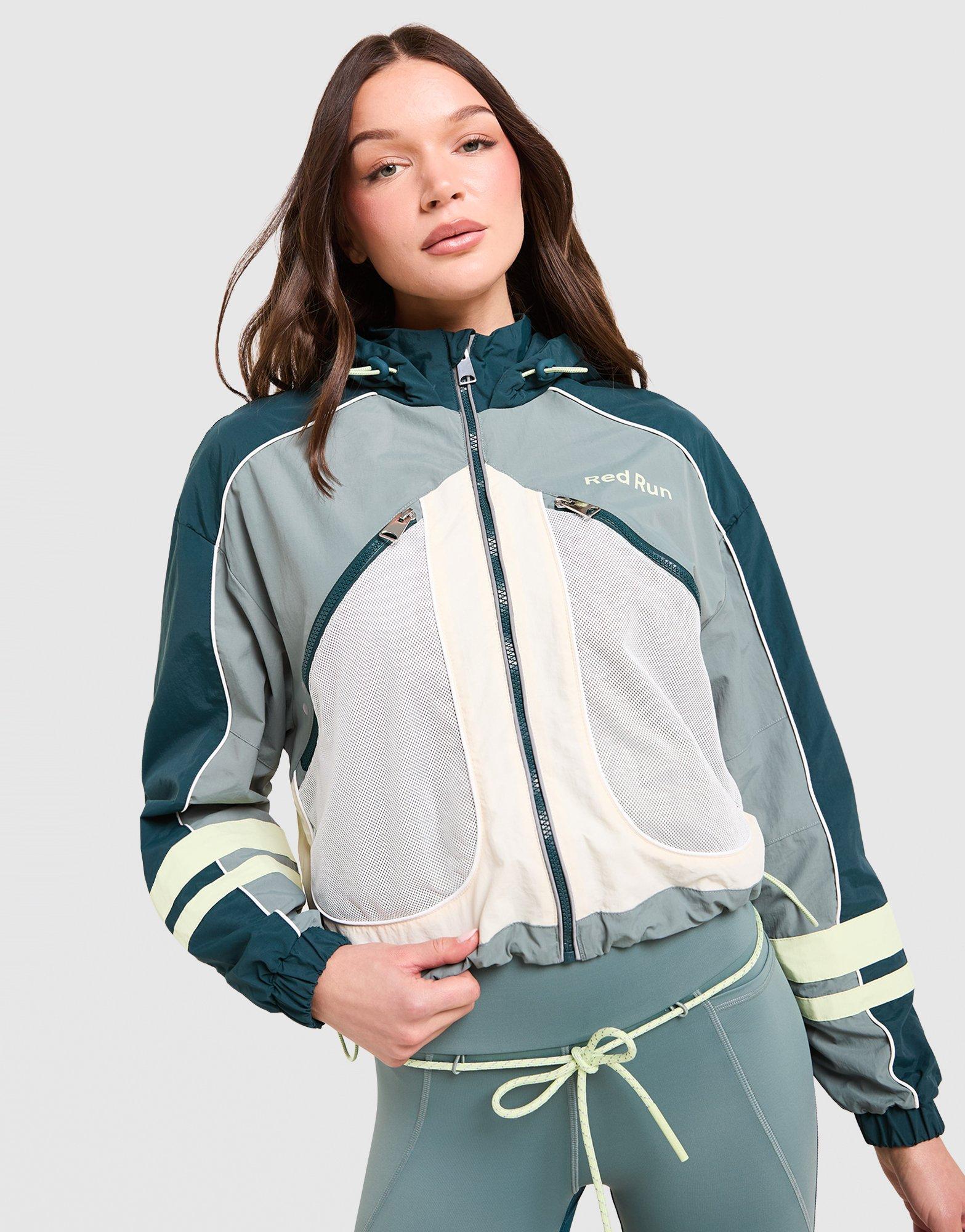 Red Run Activewear Skyline Nylon Track Jacket