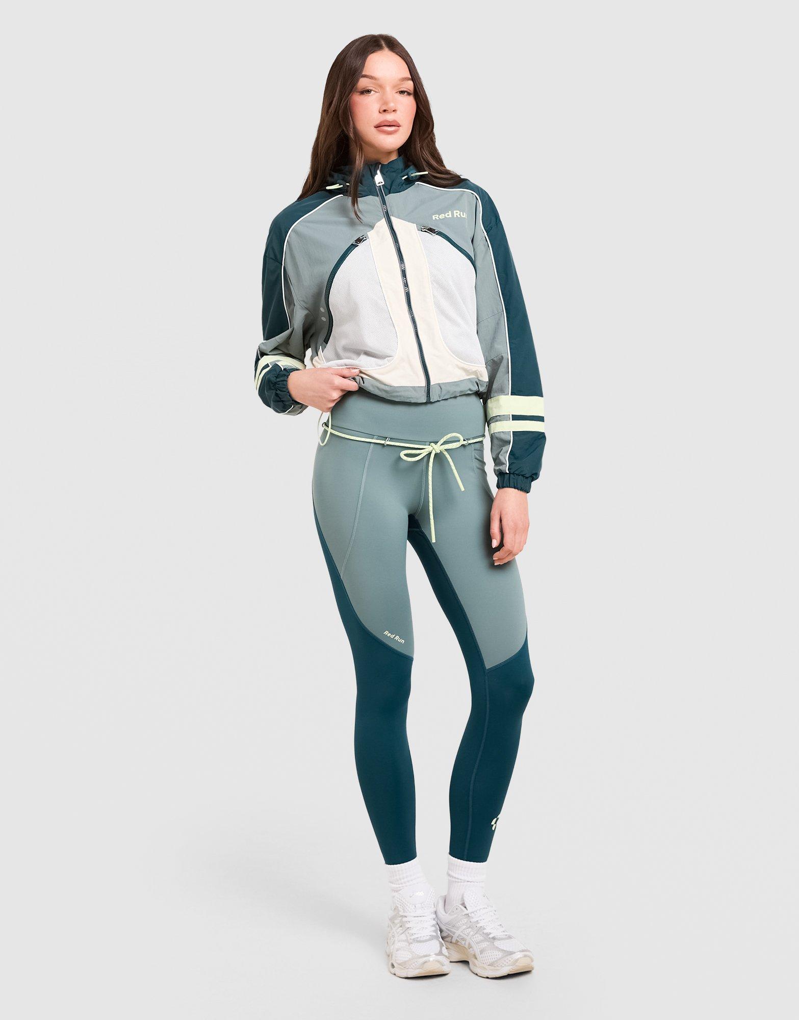 Red Run Activewear Skyline Nylon Track Jacket