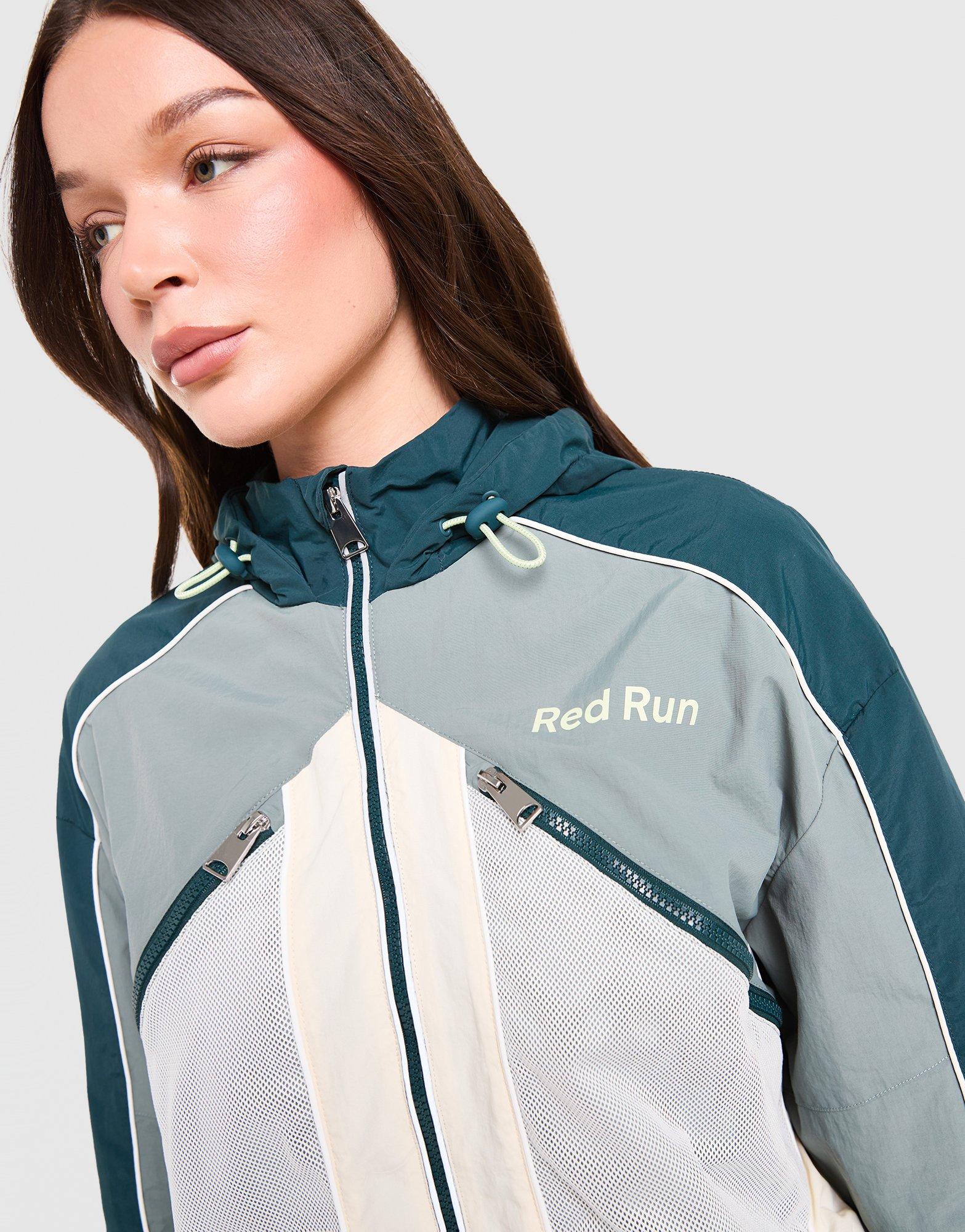 Red Run Activewear Skyline Nylon Track Jacket
