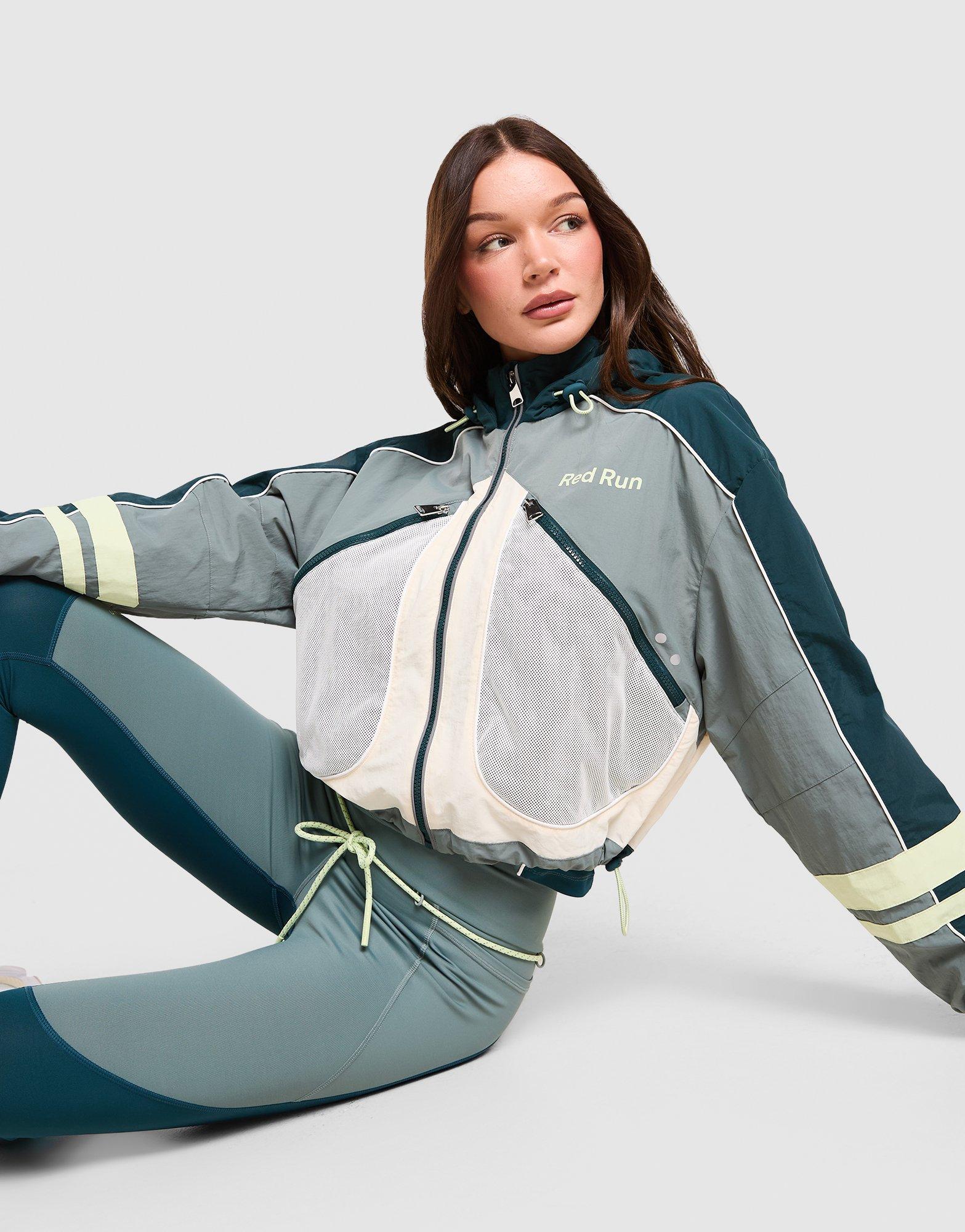 Red Run Activewear Skyline Nylon Track Jacket