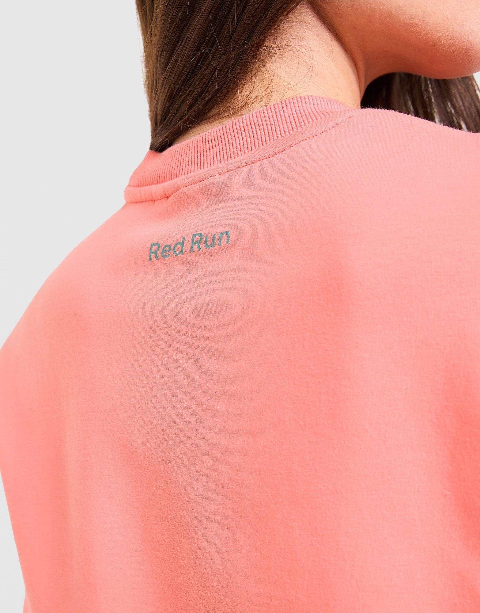 Red Run Activewear Azure Boxy Cropped T-Shirt
