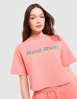 Red Run Activewear Azure Boxy Cropped T-Shirt