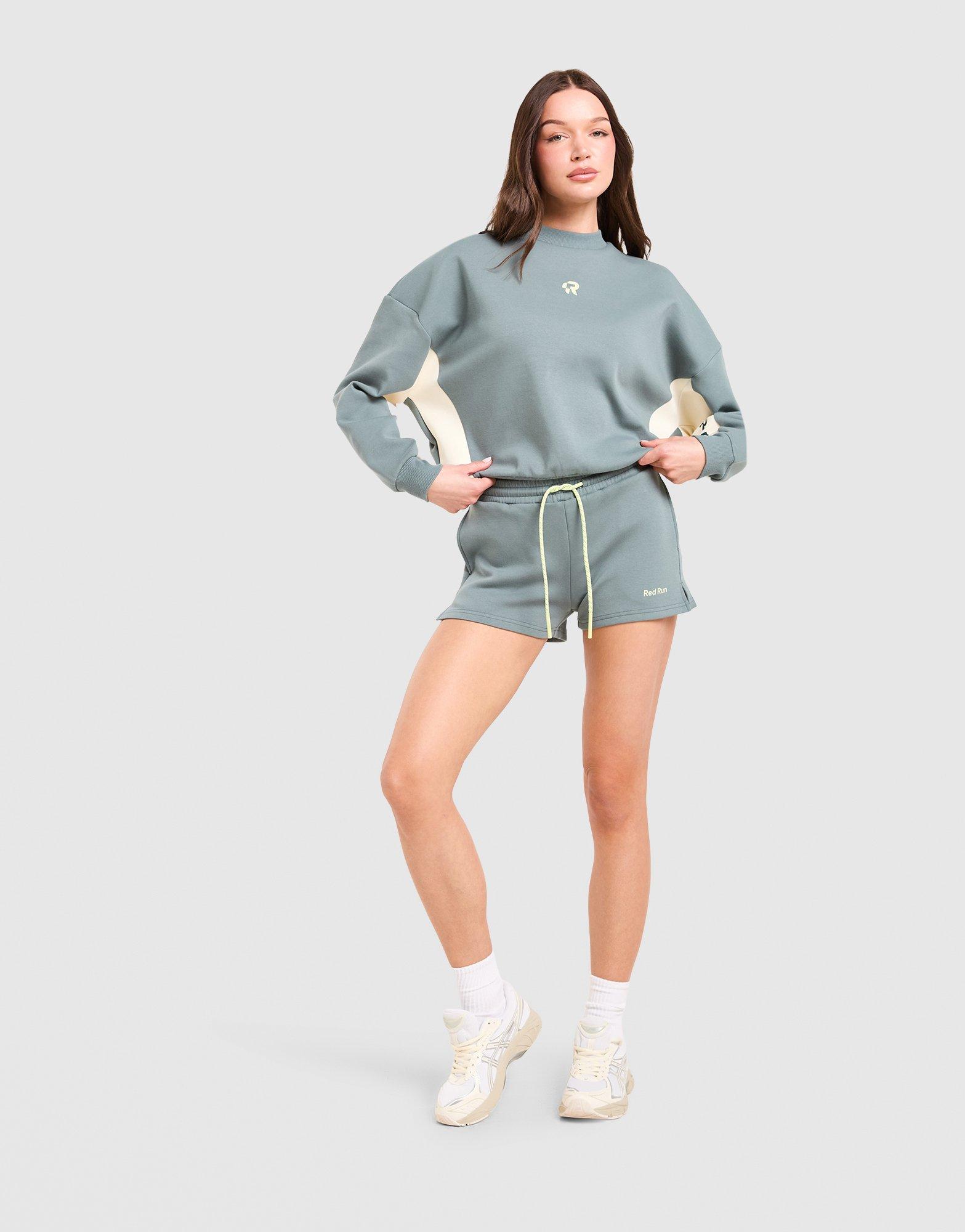 Red Run Activewear Skyline Sweater Shorts