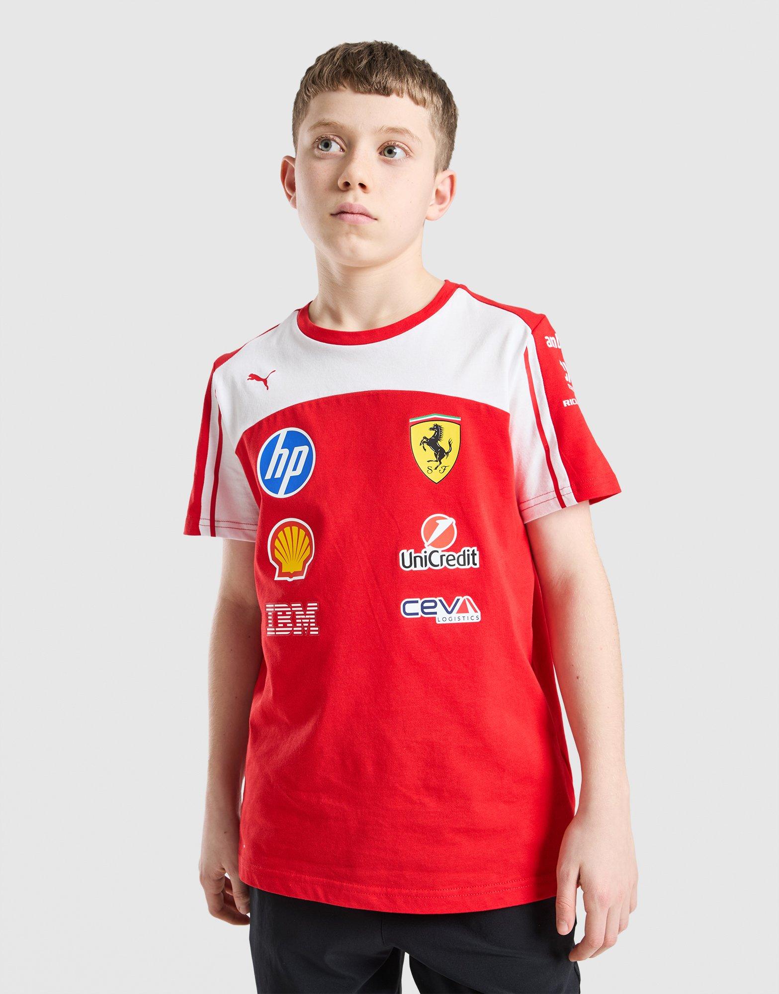 PUMA Scuderia Ferrari Polo Shirt Junior