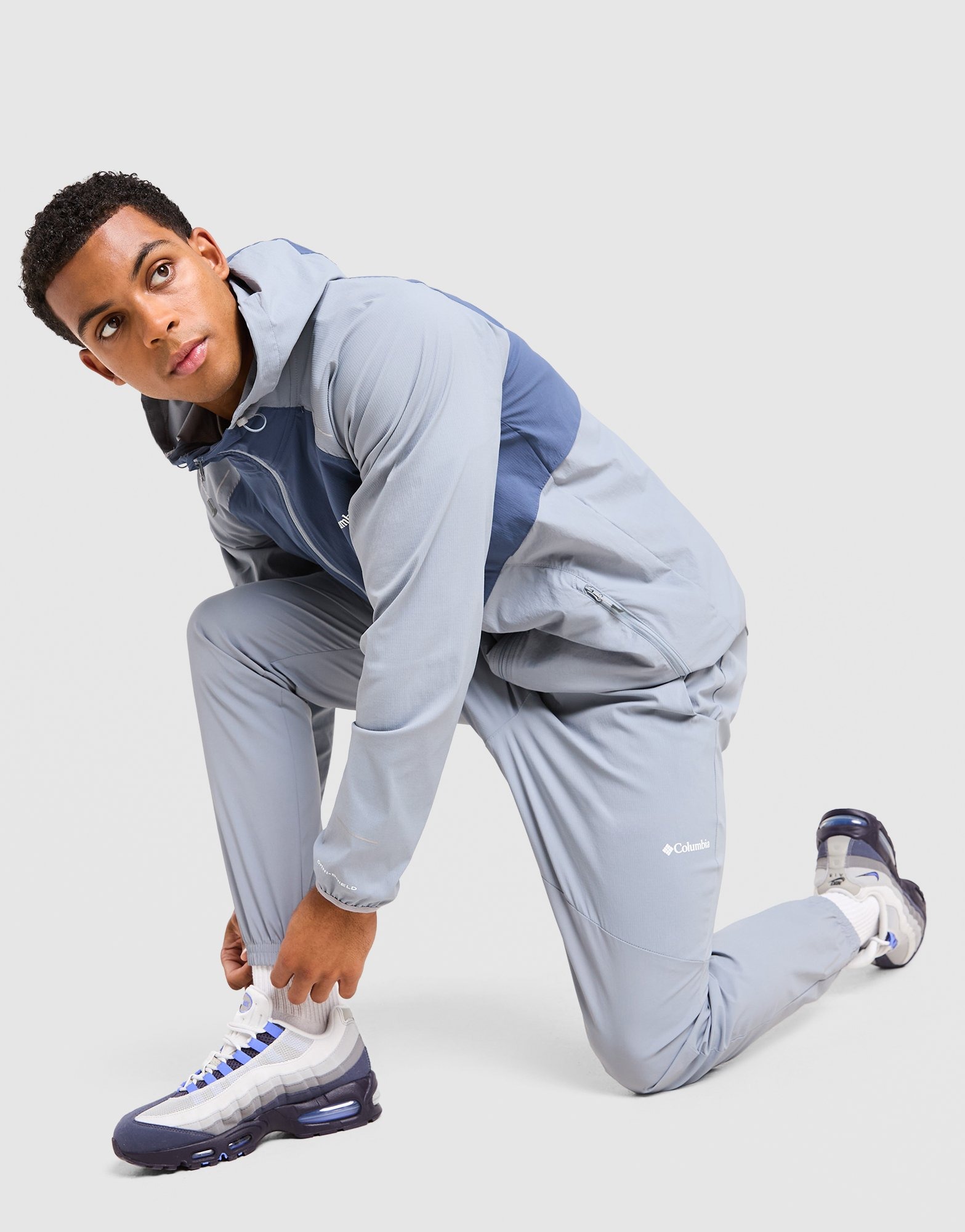 Grey Columbia Tech Wind Track Pants - JD Sports Global