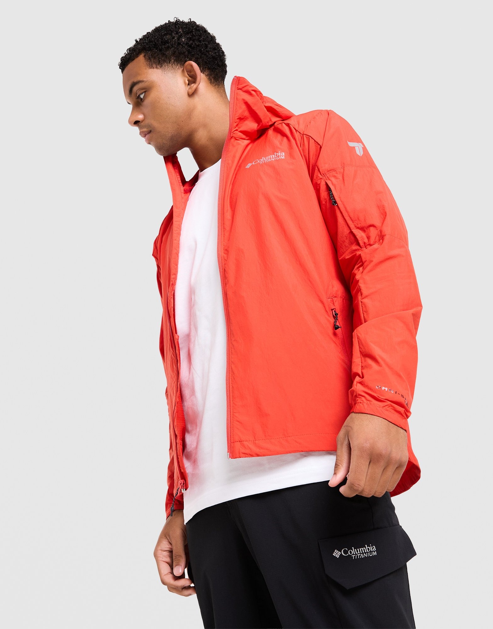 Columbia　titanium ジャケット Red Columbia Titanium Trail Windbreaker Jacket - JD Sports Global