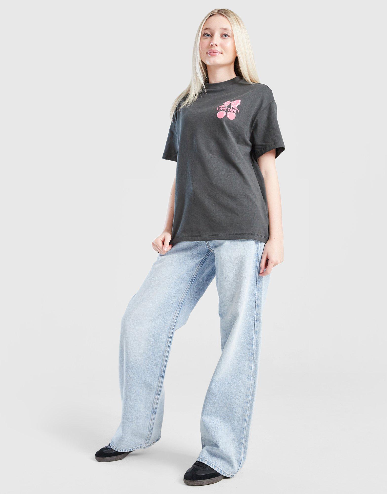 Pink Soda Sport Girls' Bow T-Shirt Junior