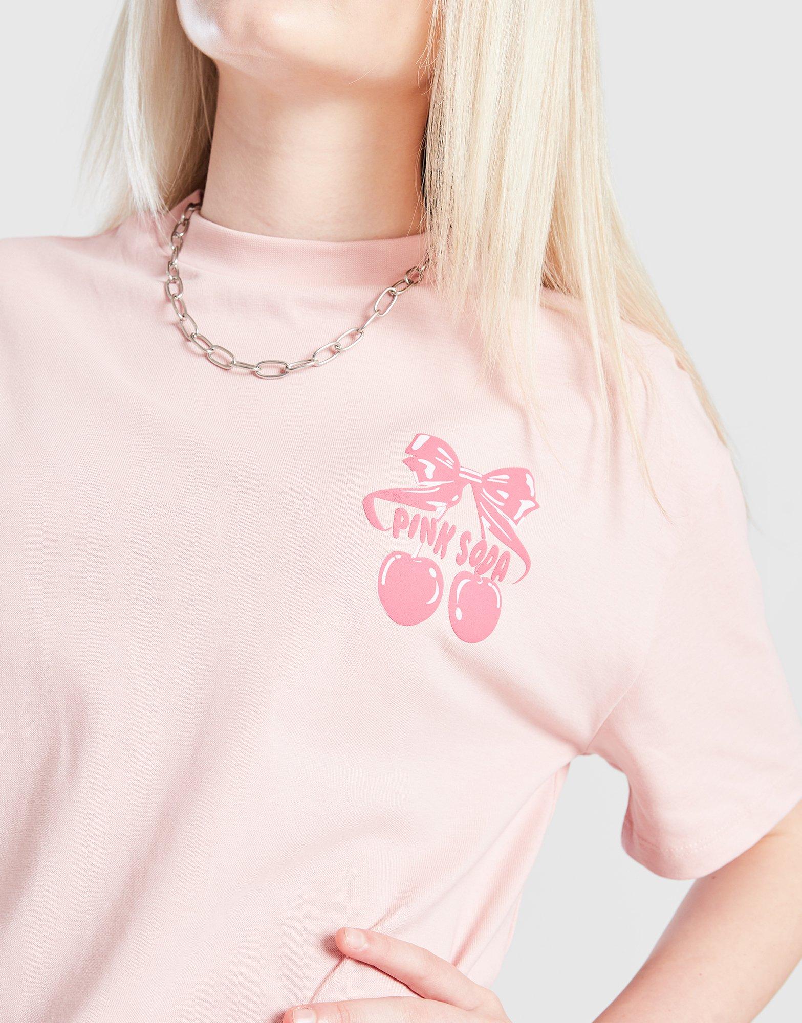 Pink Soda Sport Girls' Bow T-Shirt Junior