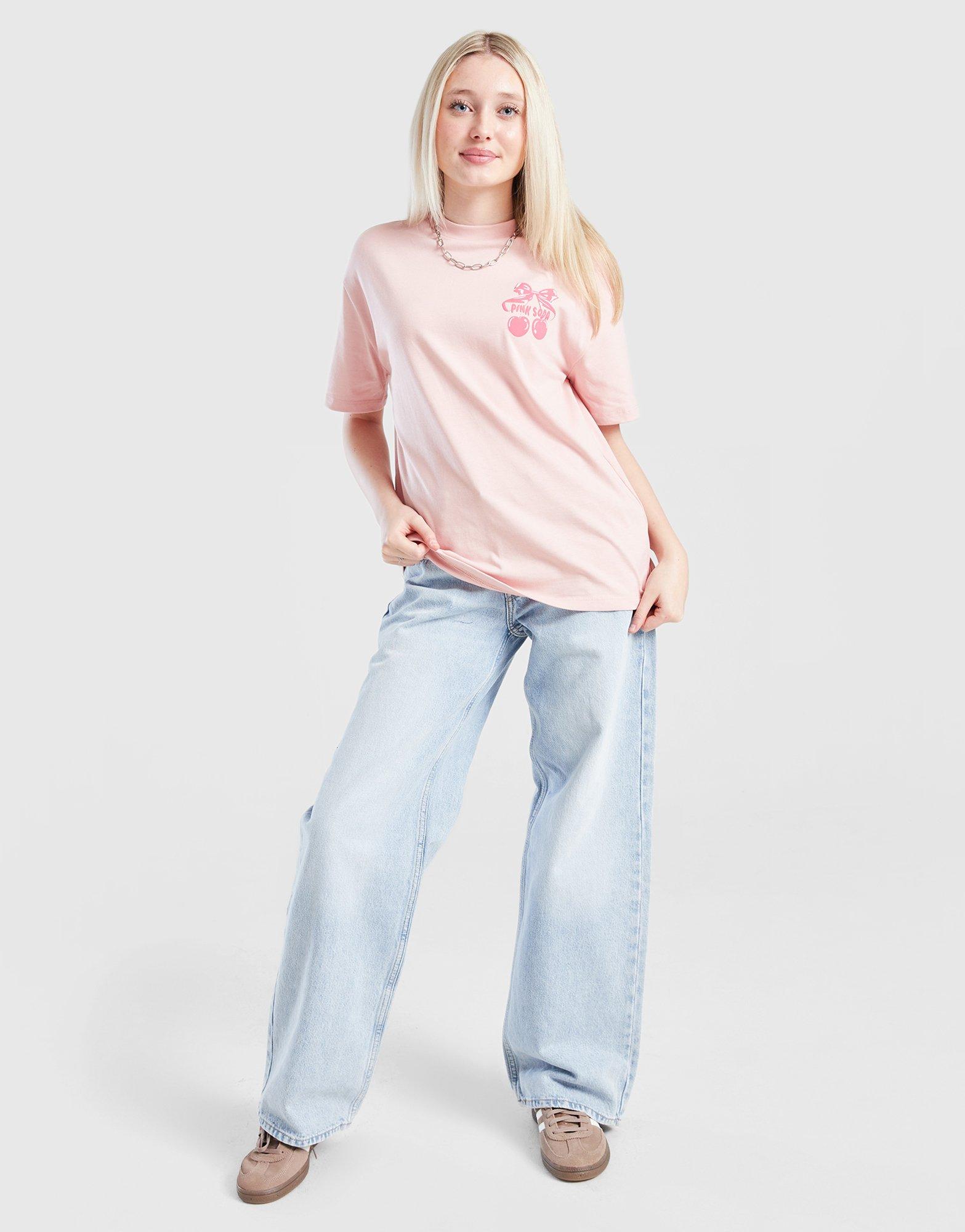 Pink Soda Sport Girls' Bow T-Shirt Junior