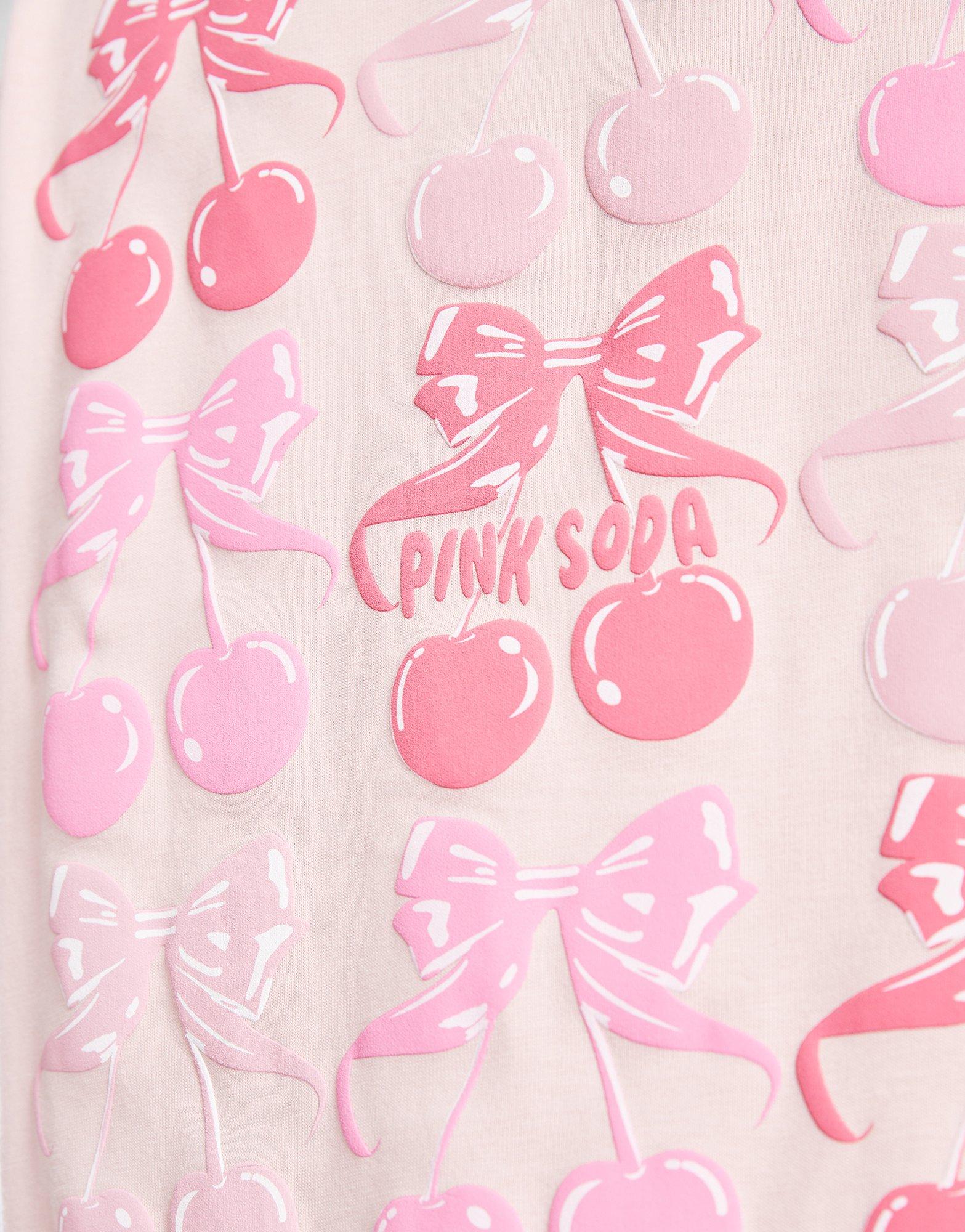 Pink Soda Sport Girls' Bow T-Shirt Junior