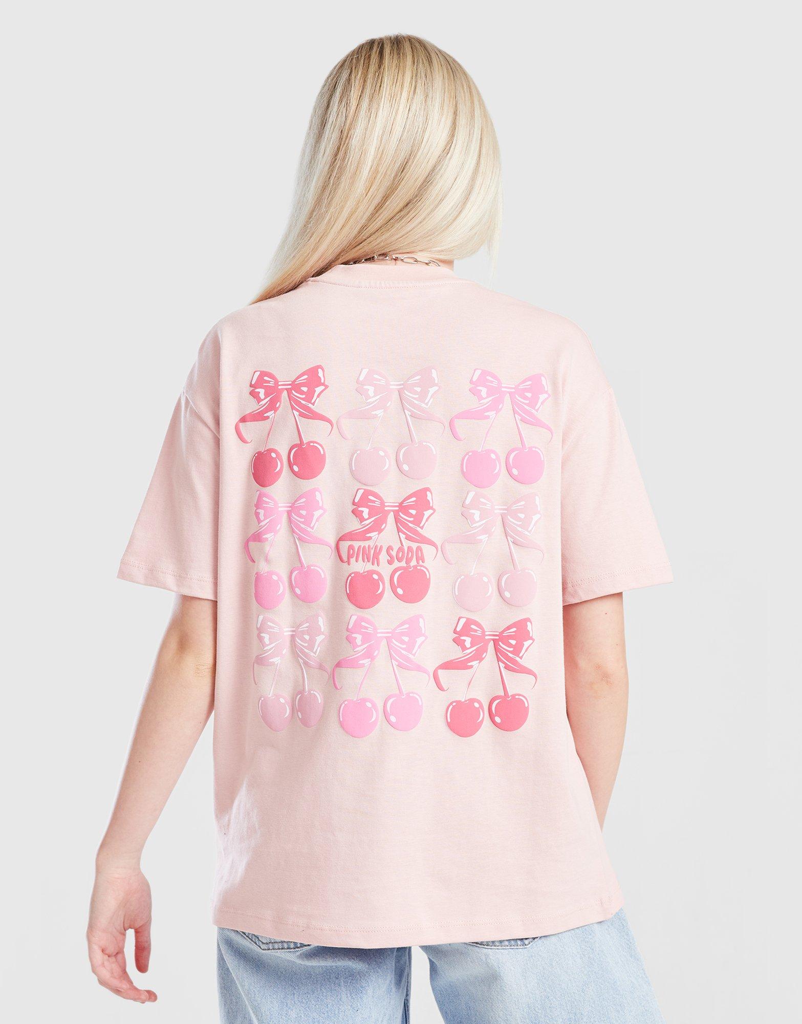 Pink Soda Sport Girls' Bow T-Shirt Junior