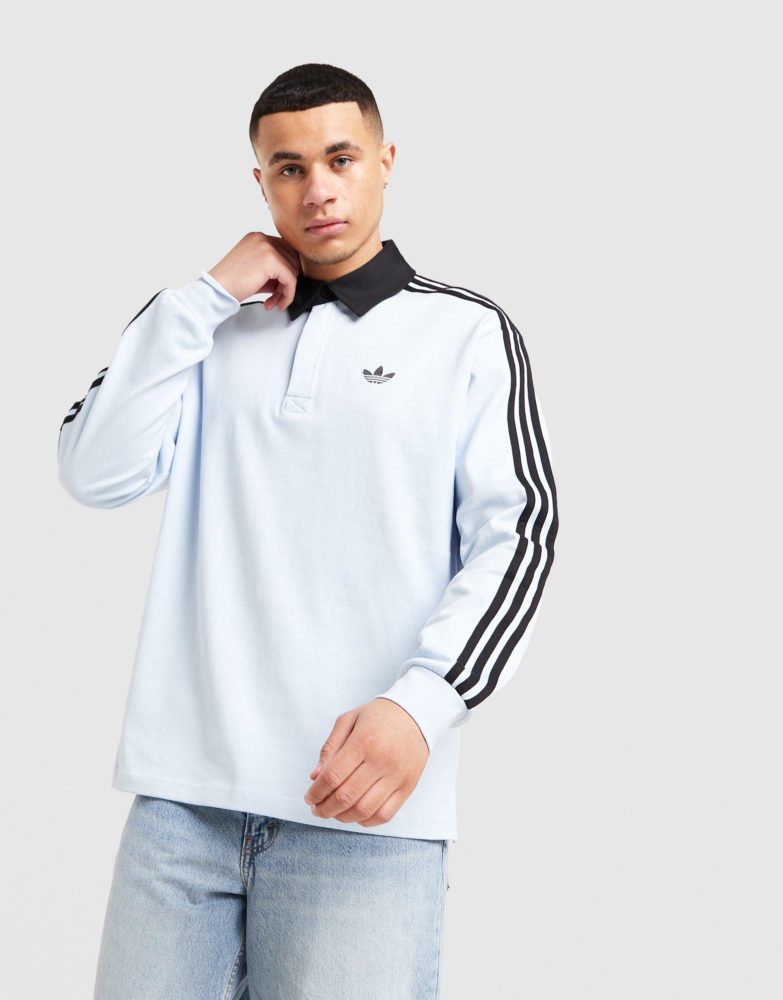 adidas Originals Polo Rugby Manica Lunga 3 Stripes