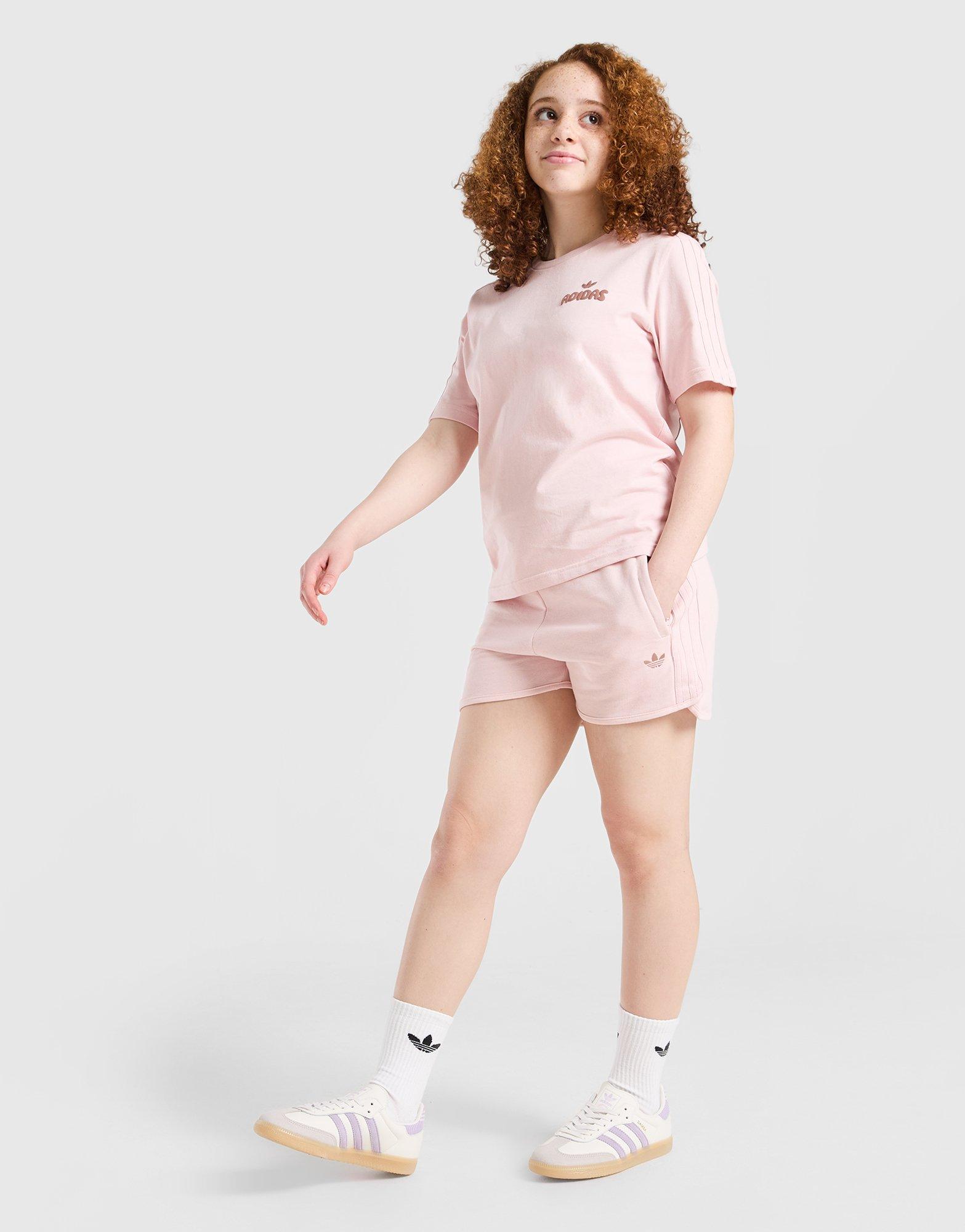 adidas Originals Girls' 3-Stripes Shorts Junior