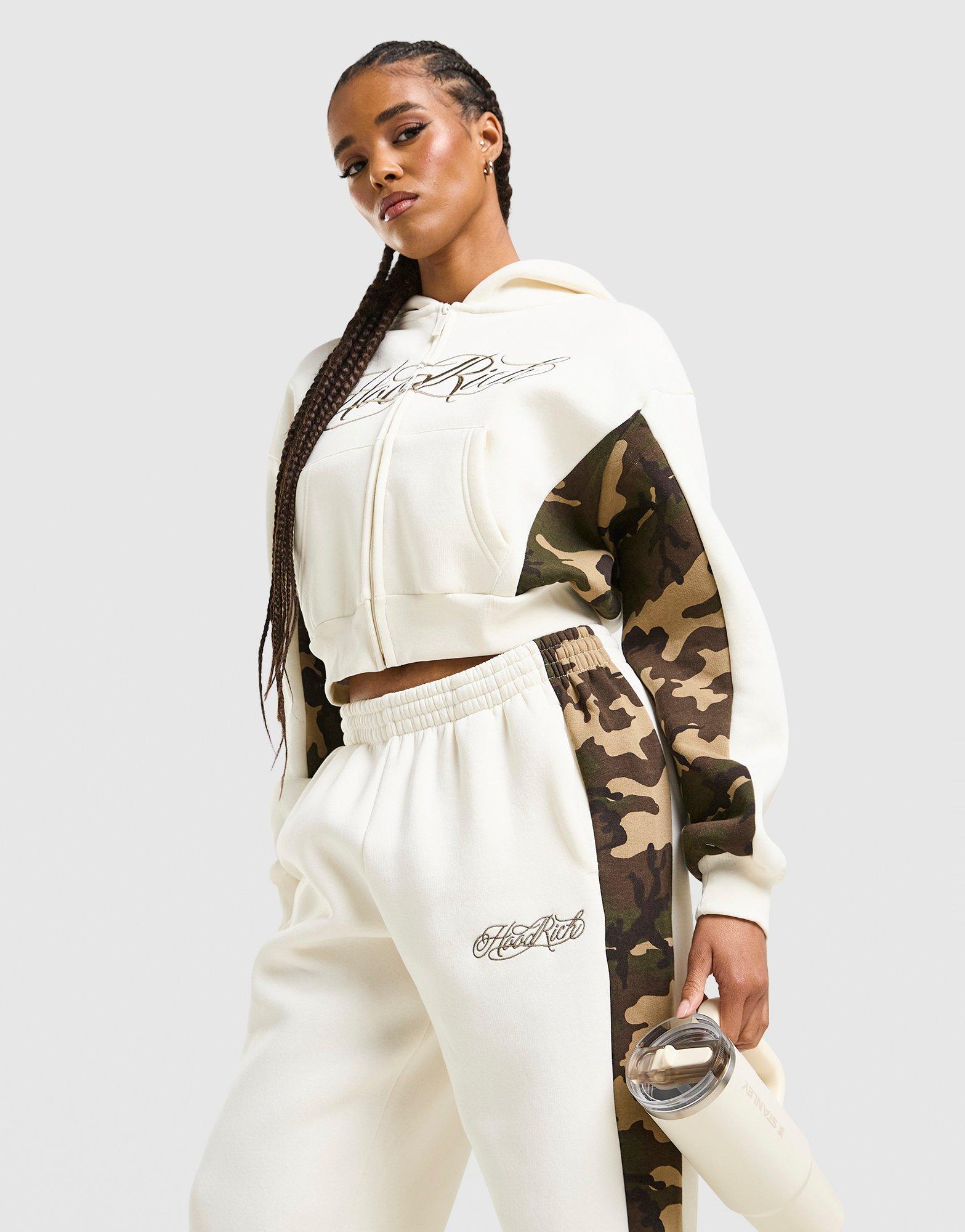 Hoodrich Field Camo Full Zip Hoodie