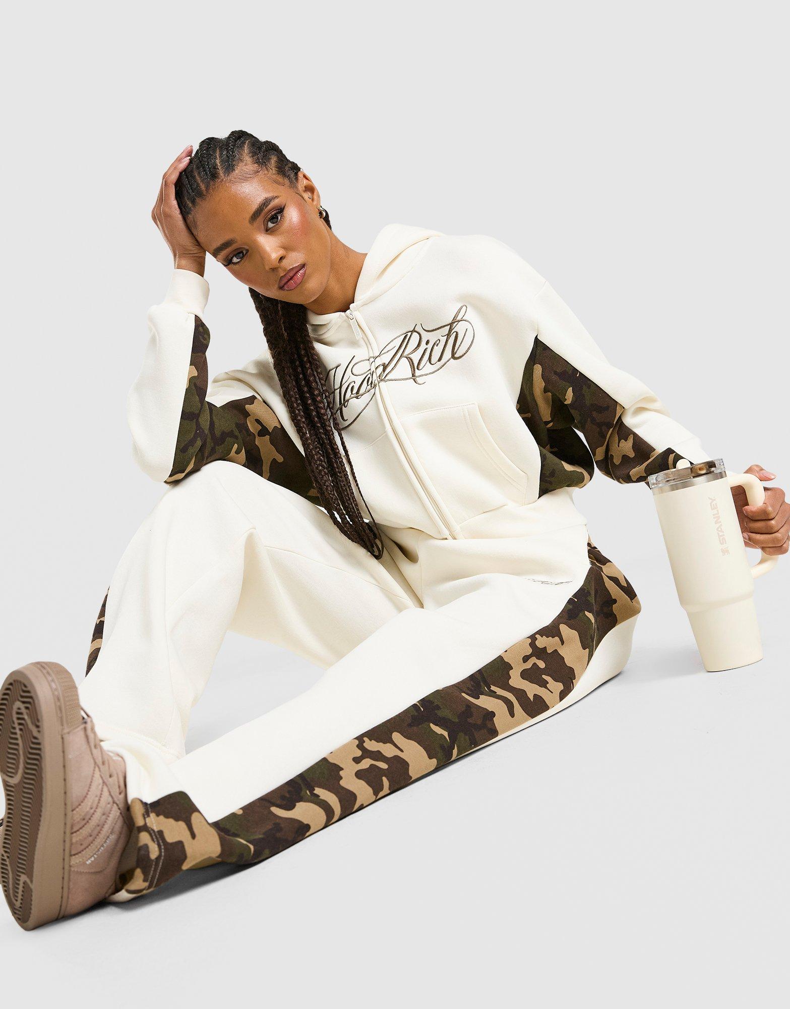 Hoodrich Field Camo Wide Leg Joggers