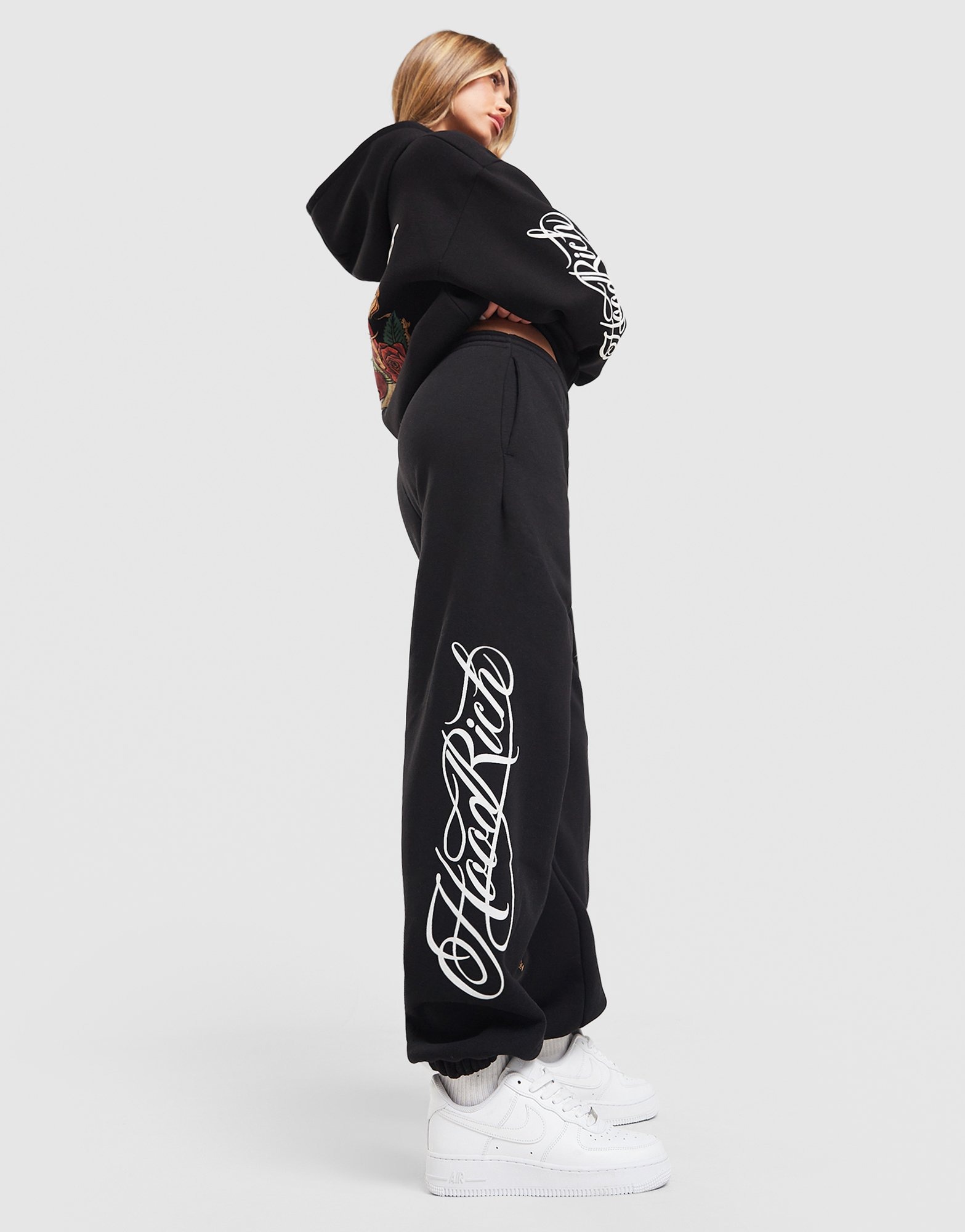 Black Hoodrich Vox Oversized Joggers - JD Sports Global