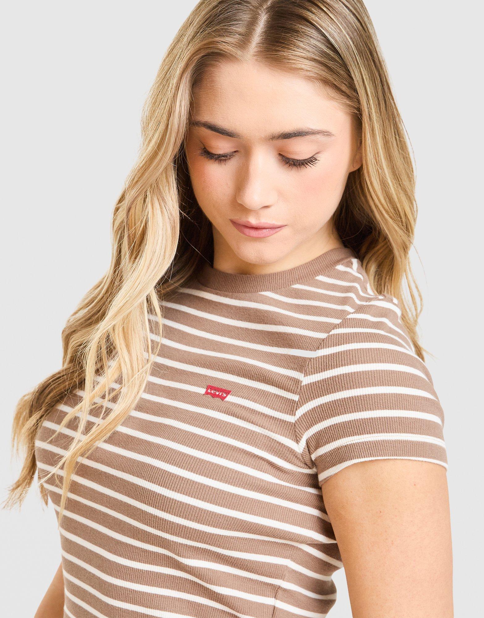 LEVI'S Striped Ribbed T-Shirt