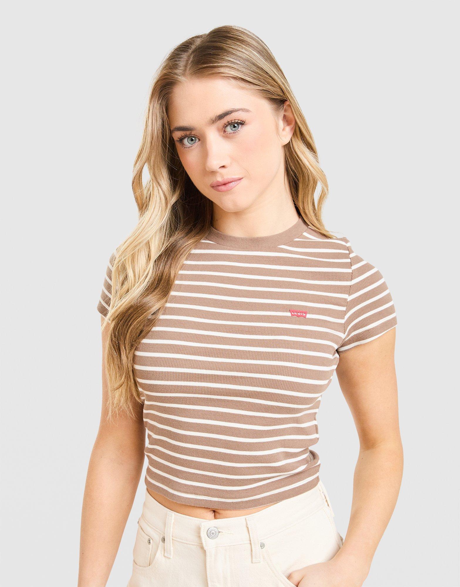 LEVI'S Striped Ribbed T-Shirt