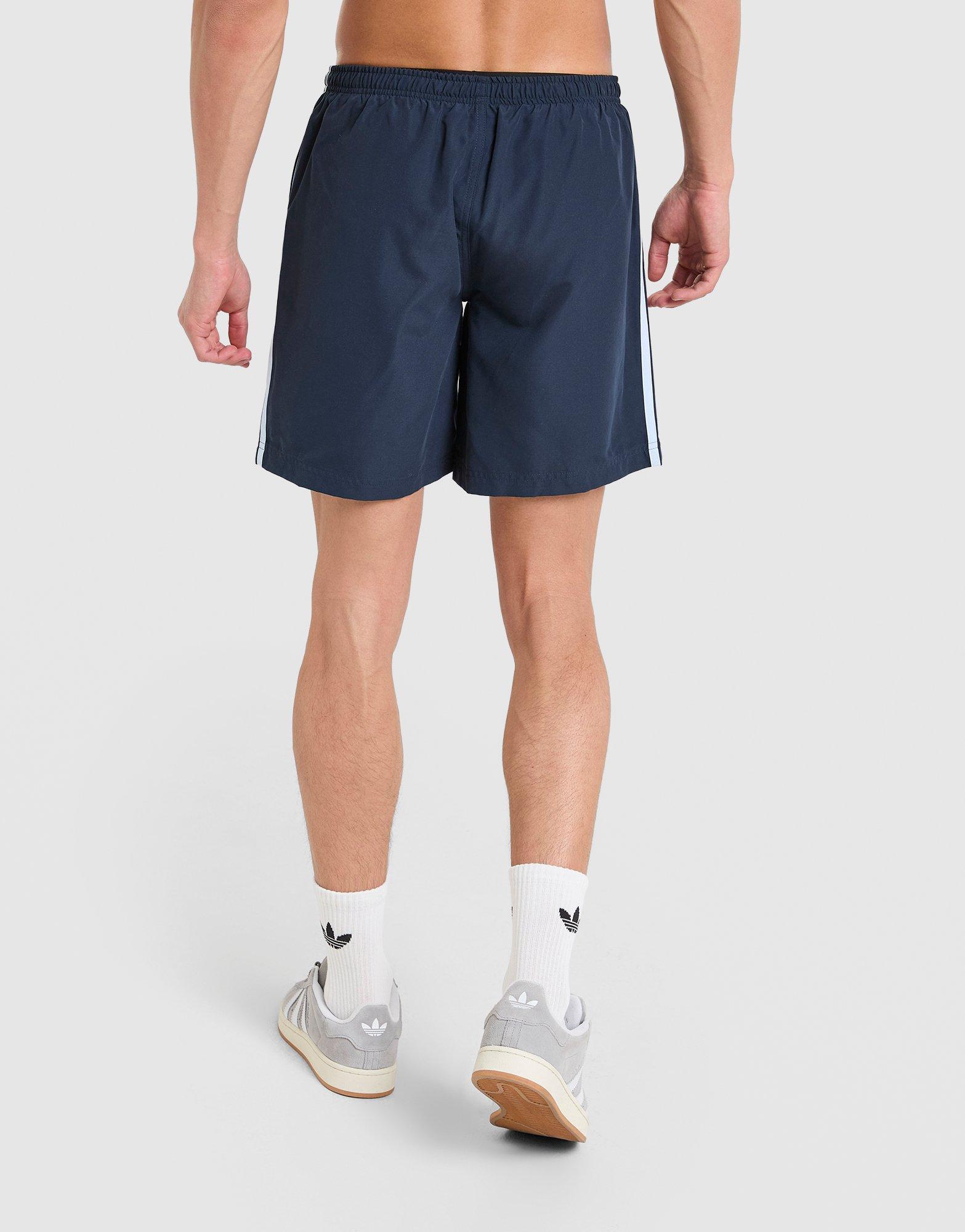 adidas Originals 3-Stripes 8" Swim Shorts