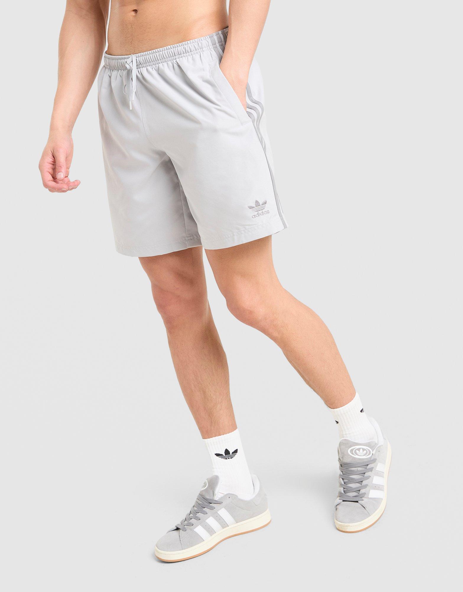 adidas Originals 3-Stripes 8" Swim Shorts