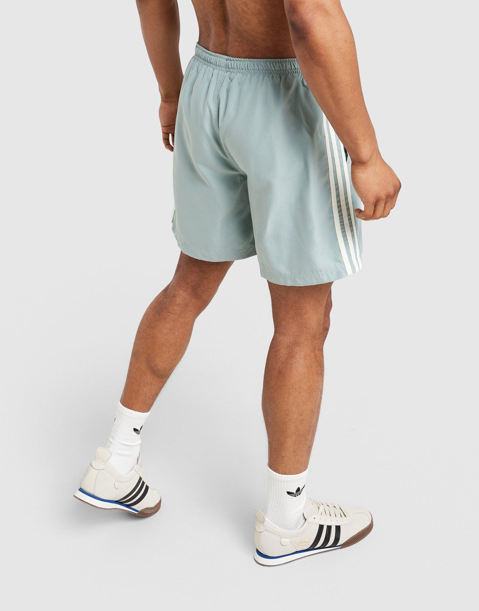 adidas Originals 3-Stripes 8" Swim Shorts