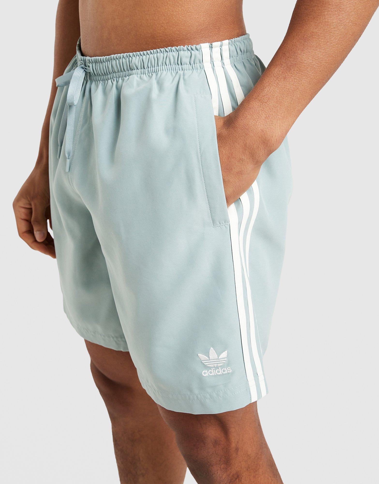 adidas Originals 3-Stripes 8" Swim Shorts