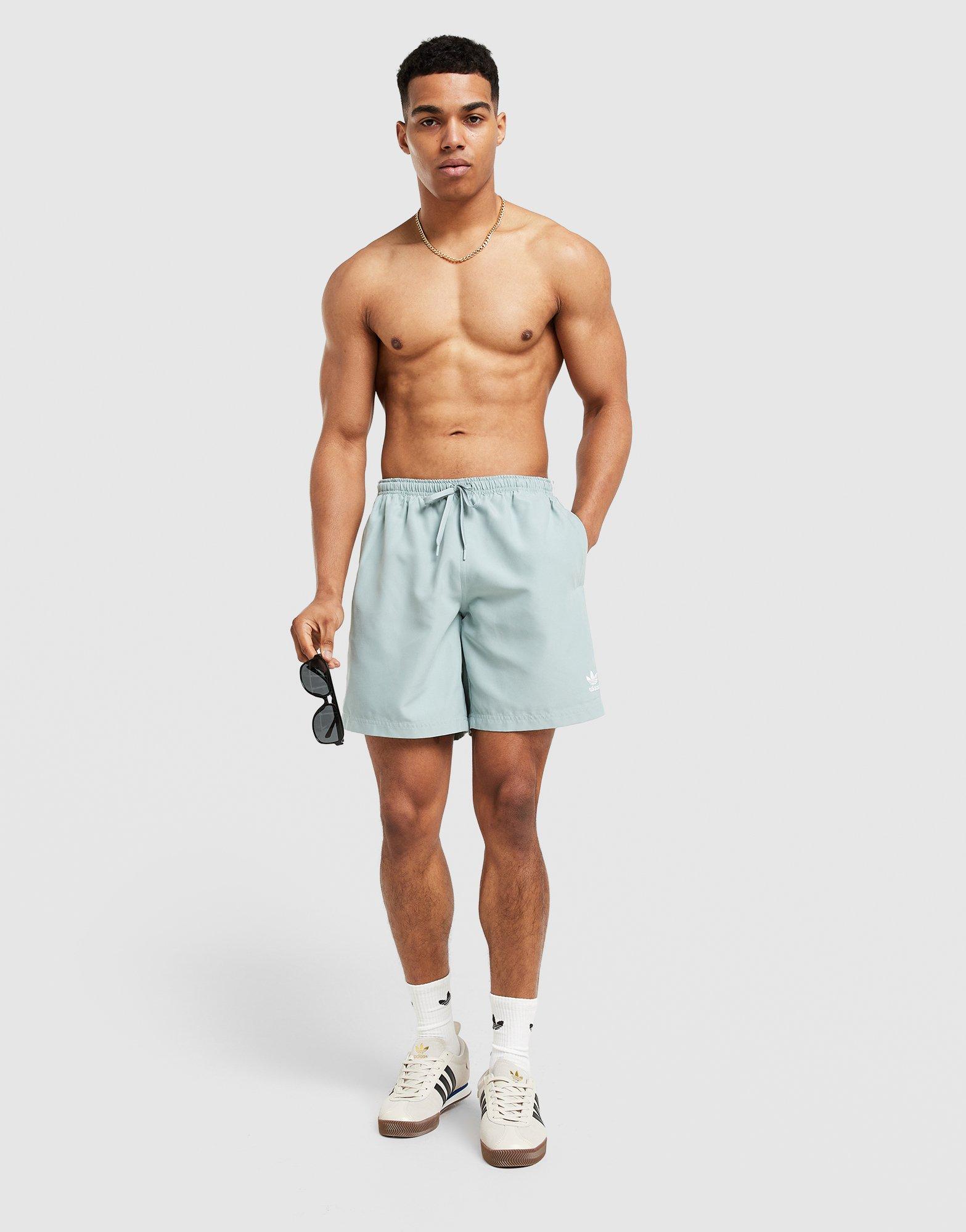 adidas Originals 3-Stripes 8" Swim Shorts