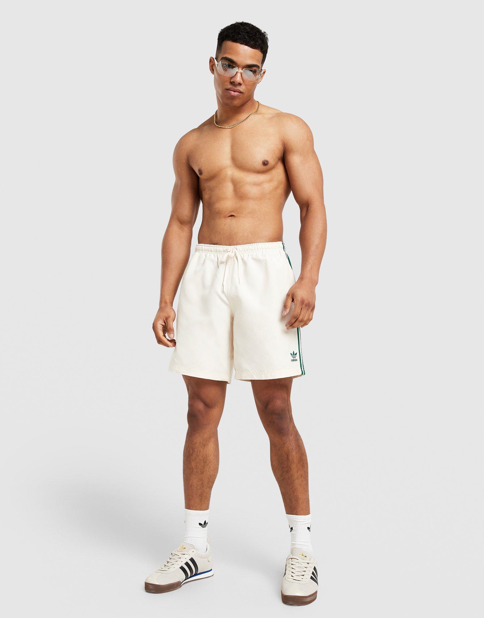 adidas Originals 3-Stripes 8" Swim Shorts