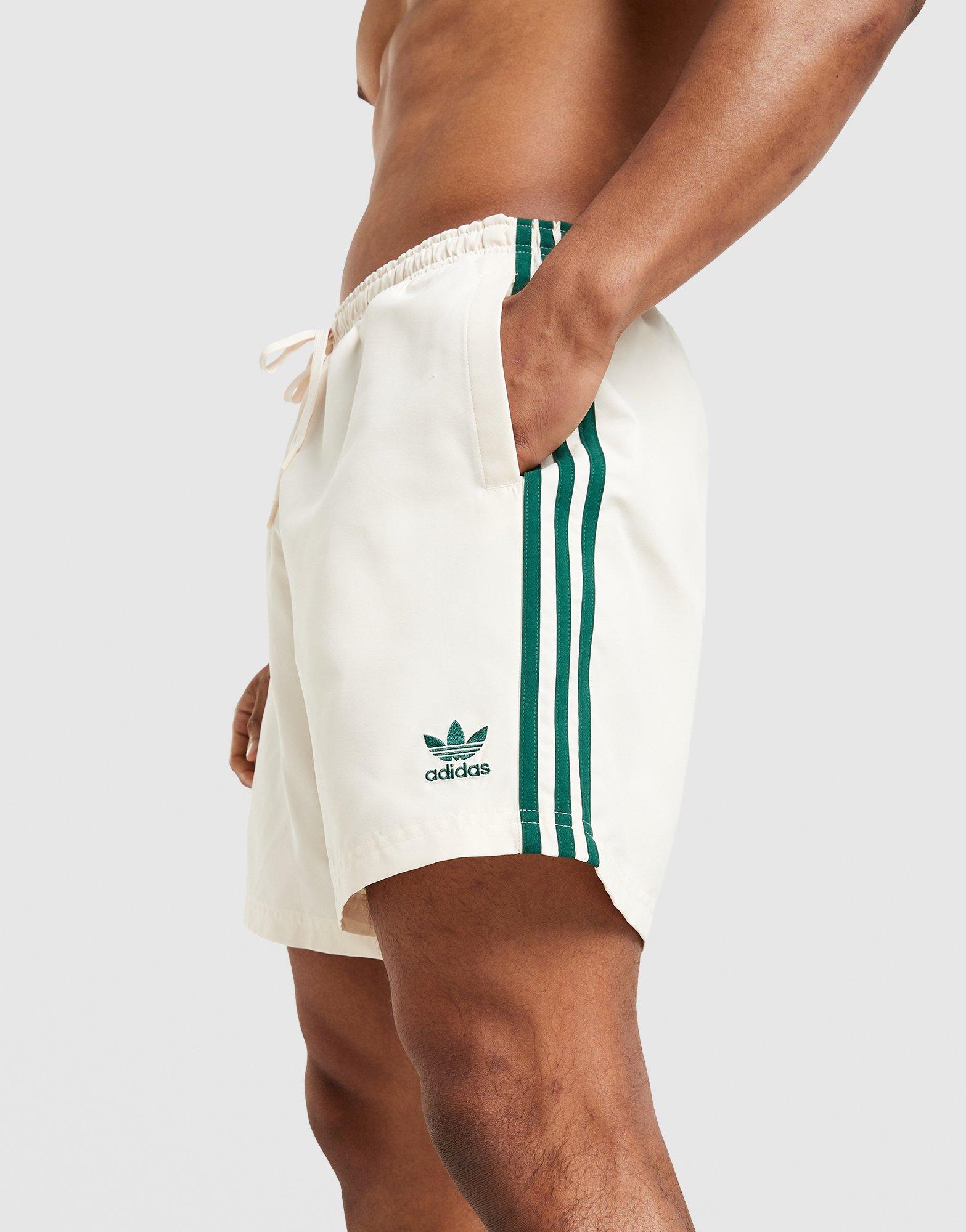 adidas Originals 3-Stripes 8" Swim Shorts