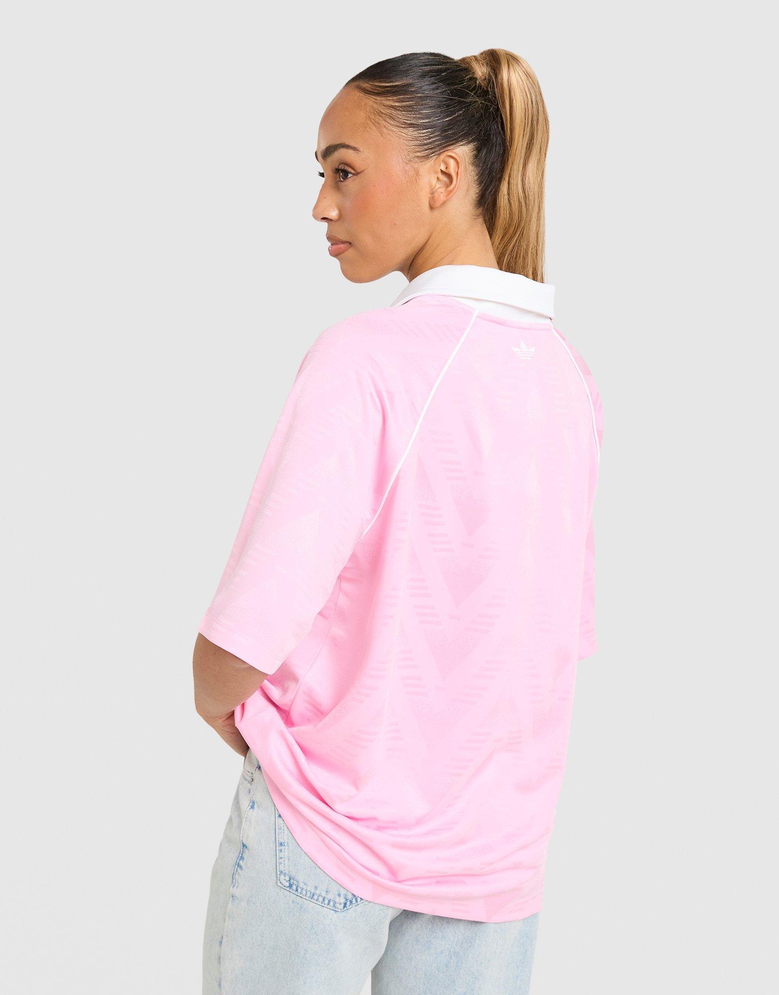 adidas Originals Script Football Collar T-Shirt