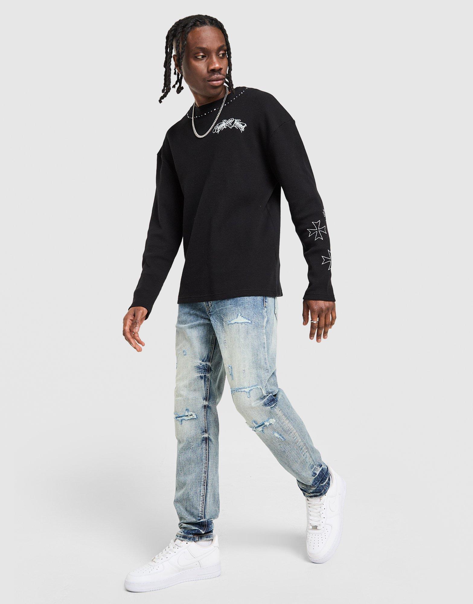 Supply & Demand Omar Slim Ripped Jeans