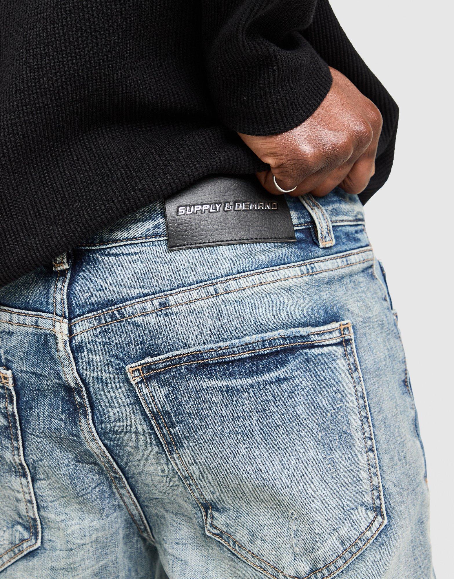 Supply & Demand Omar Slim Ripped Jeans