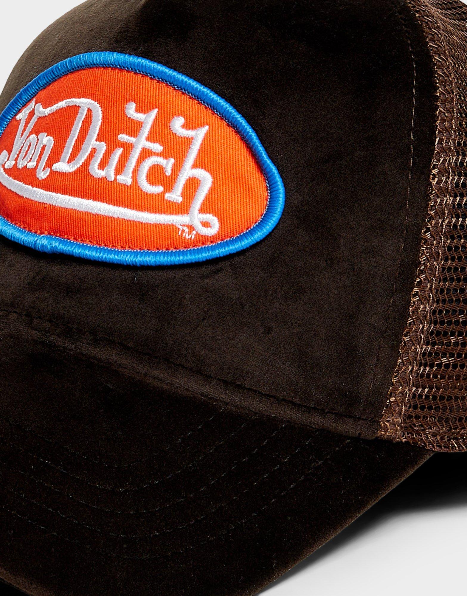 Von Dutch Velvet Trucker Cap