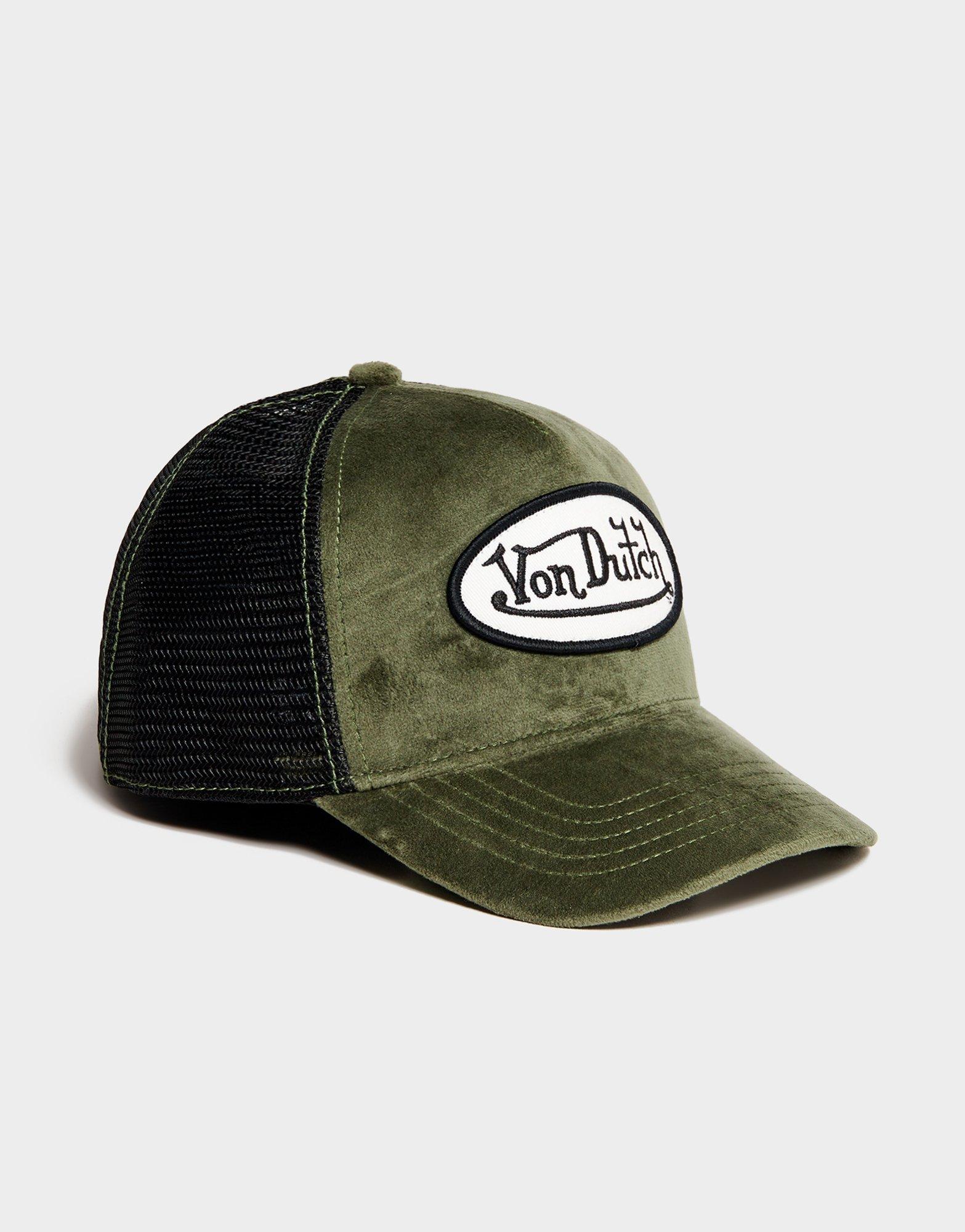 Von Dutch Velvet Trucker Cap
