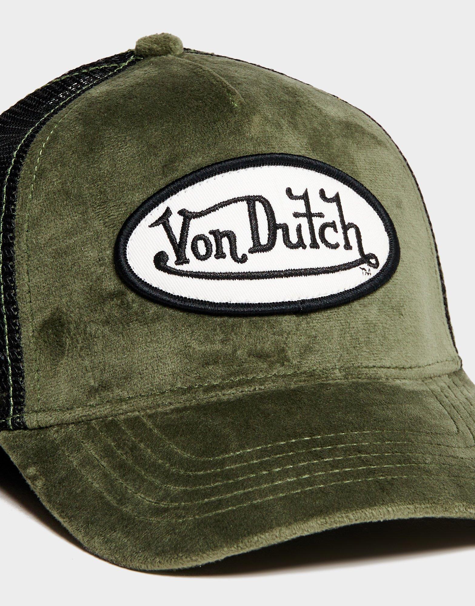 Von Dutch Velvet Trucker Cap
