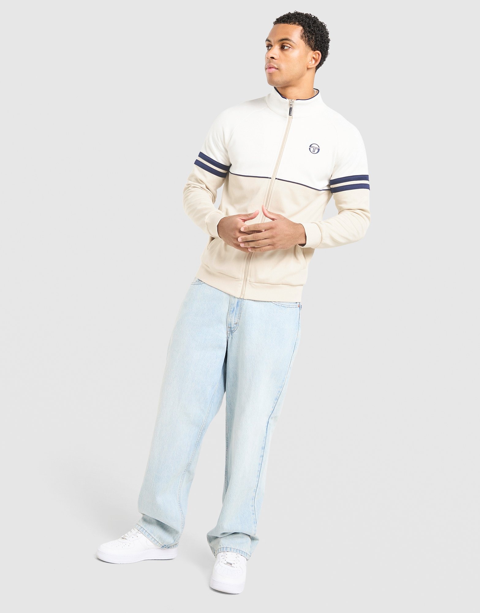 White Sergio Tacchini Orion Track Top - JD Sports Global