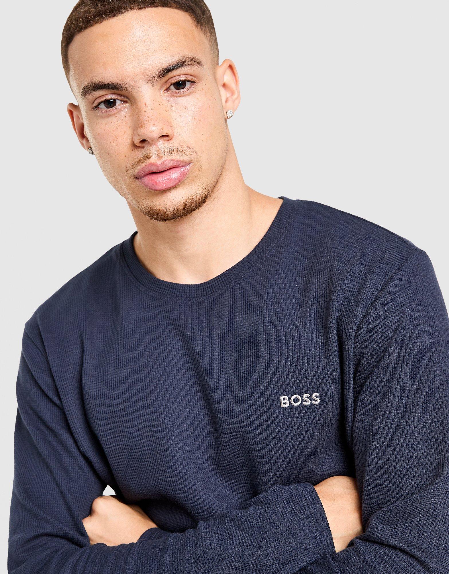 BOSS Waffle Long Sleeve T-Shirt