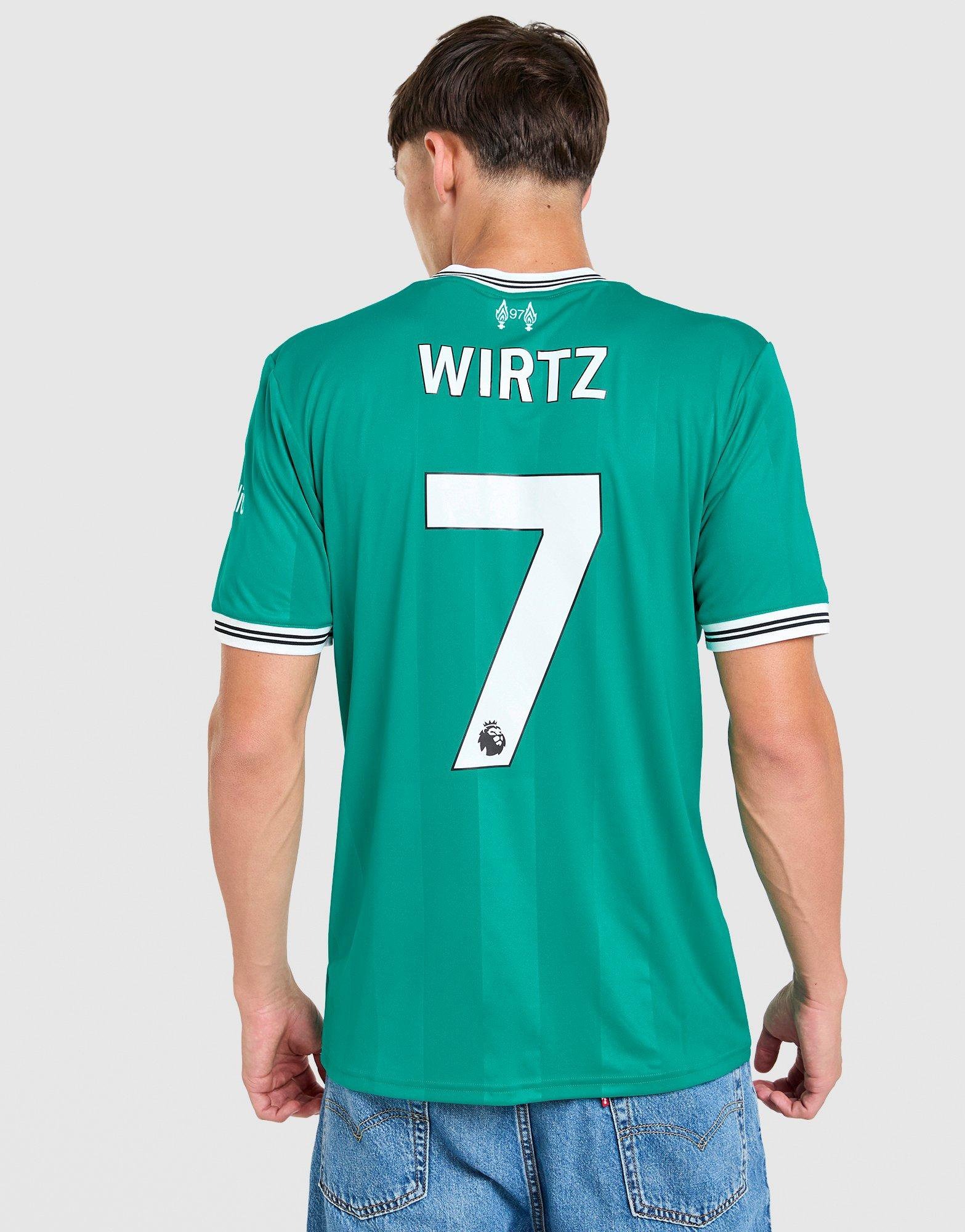 LFC WIRTZ 7 ジャージ XL LFC ホワイトジャージ WIRTZ 7 M Florian Wirtz Jerseys