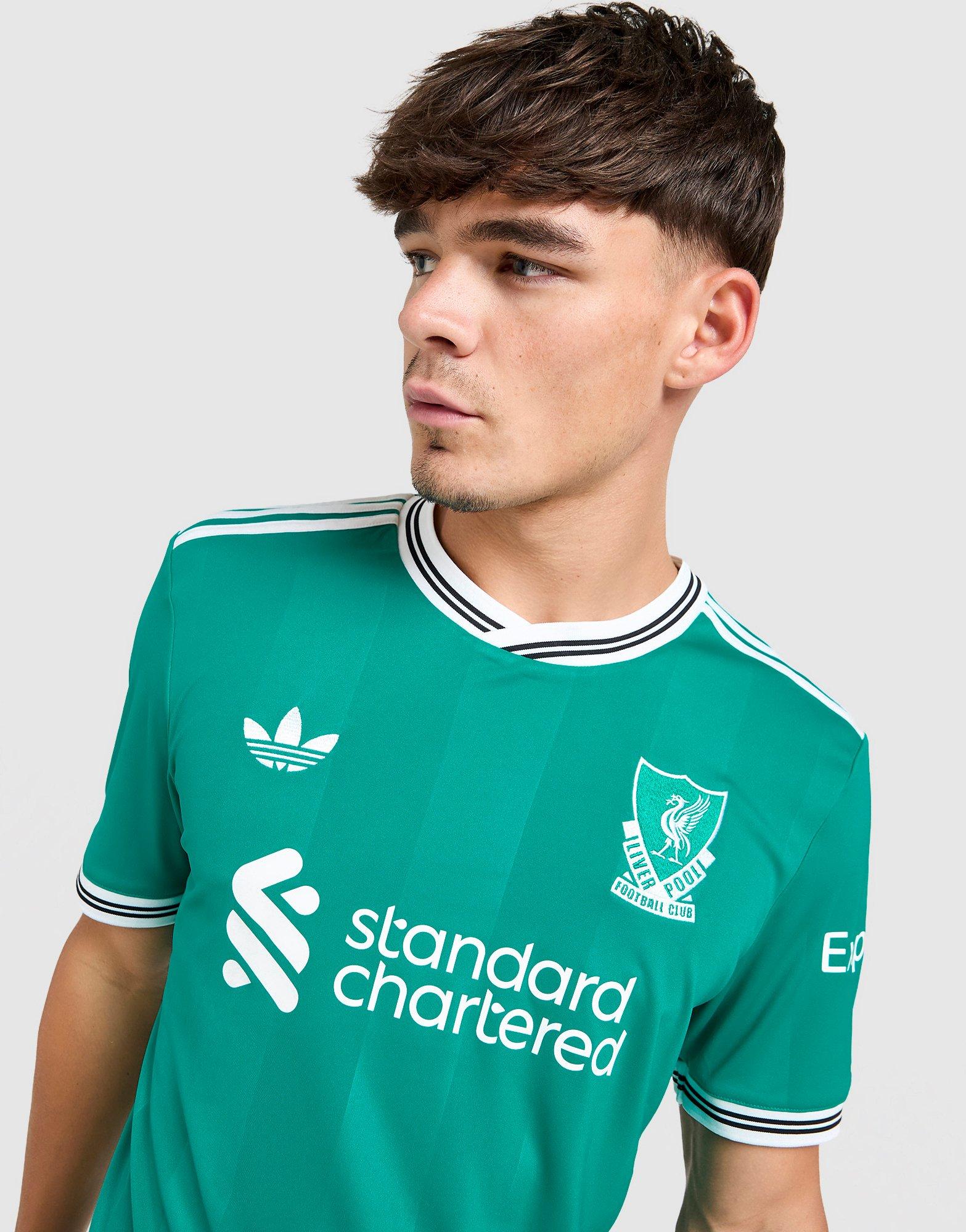 Green adidas Originals Liverpool FC 2025/26 Wirtz #7 Third