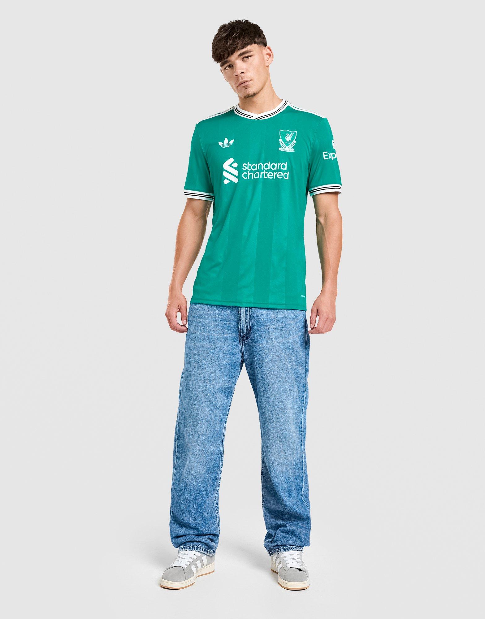 Green adidas Originals Liverpool FC 2025/26 Wirtz #7 Third